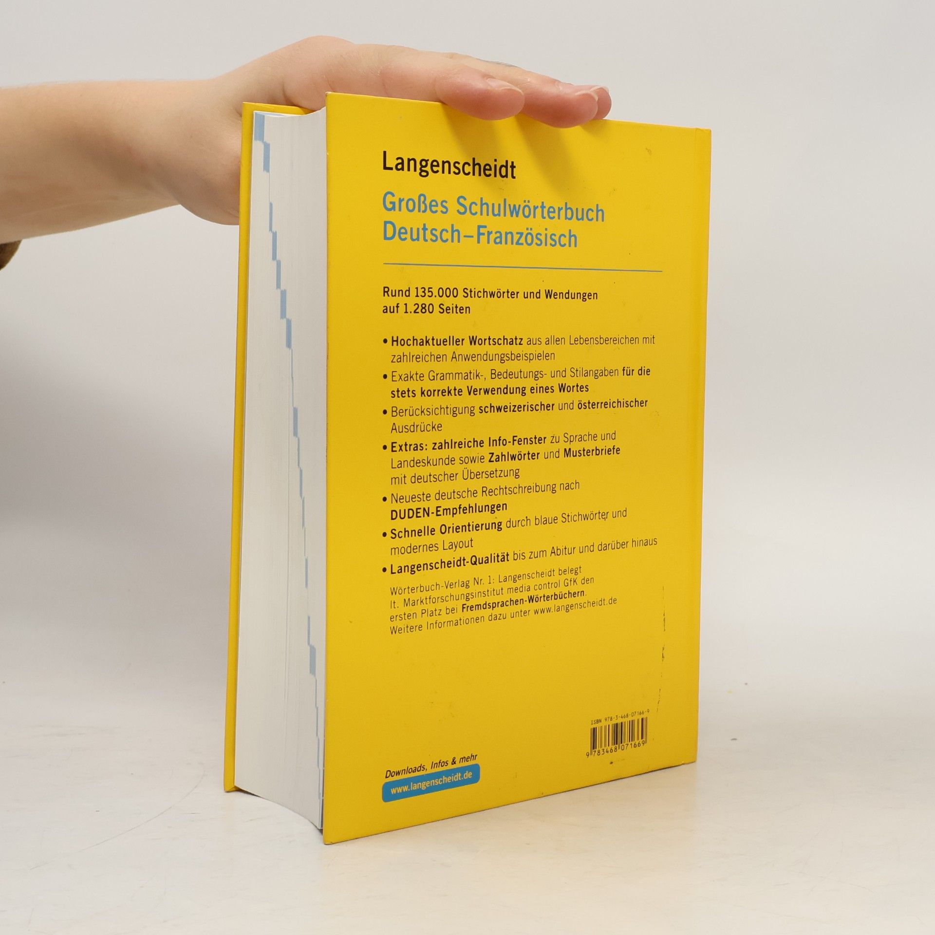 Barbara Epple Langenscheidt, großes Schulwörterbuch Deutsch-Französisch