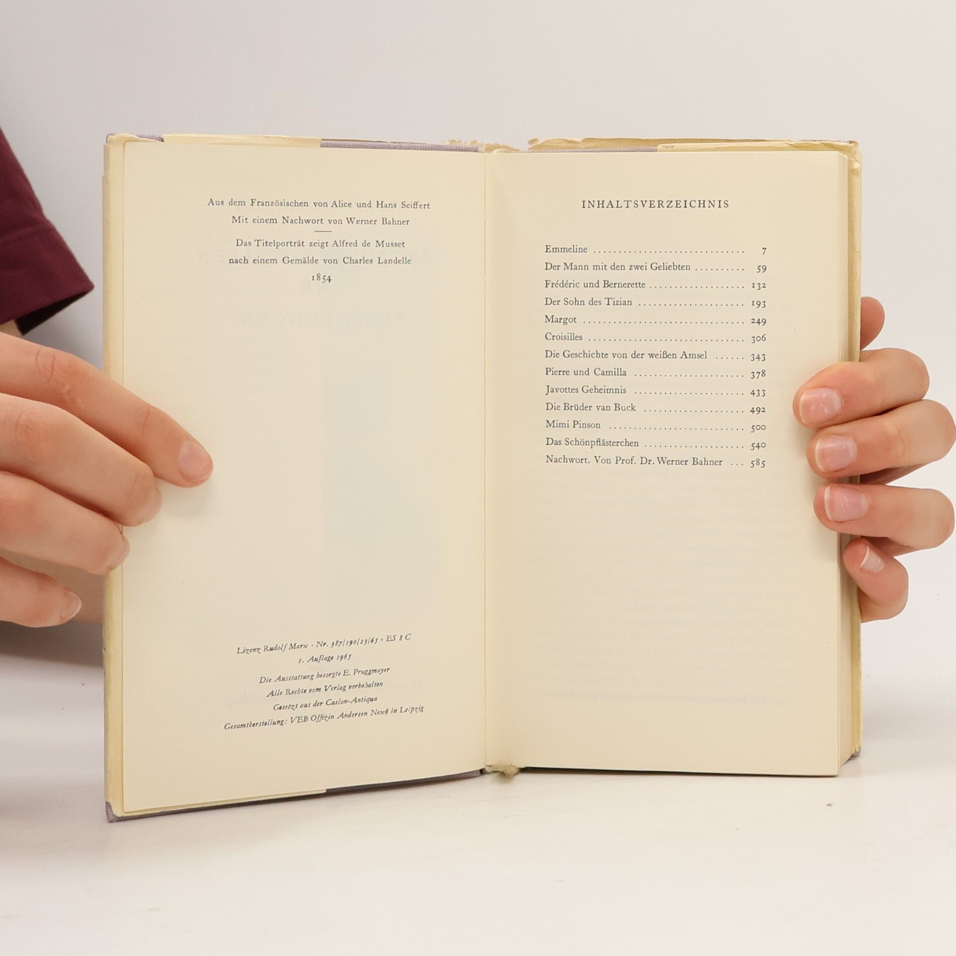Alfred de Musset Sämtliche Novellen und Erzählungen