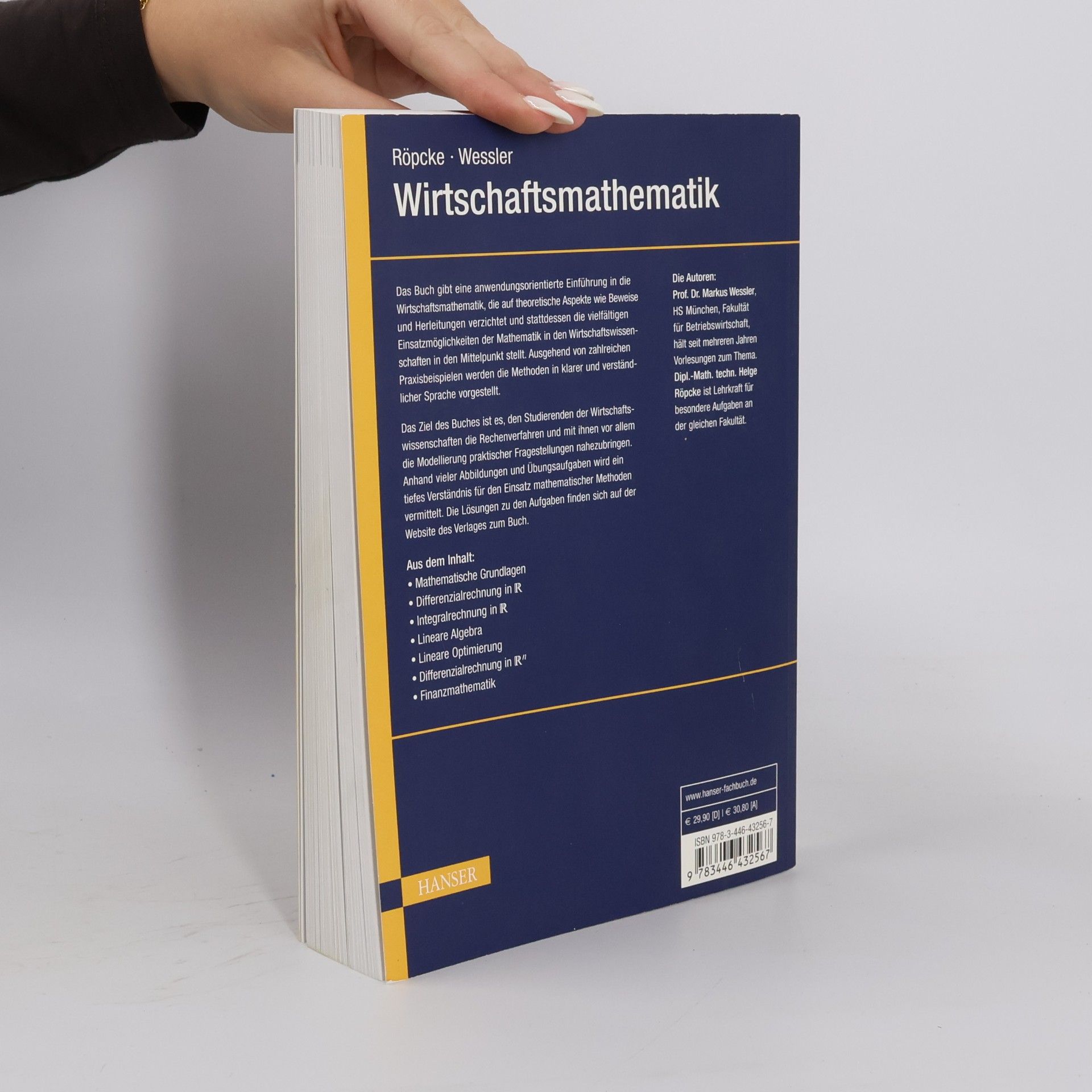 Helge Röpcke Wirtschaftsmathematik