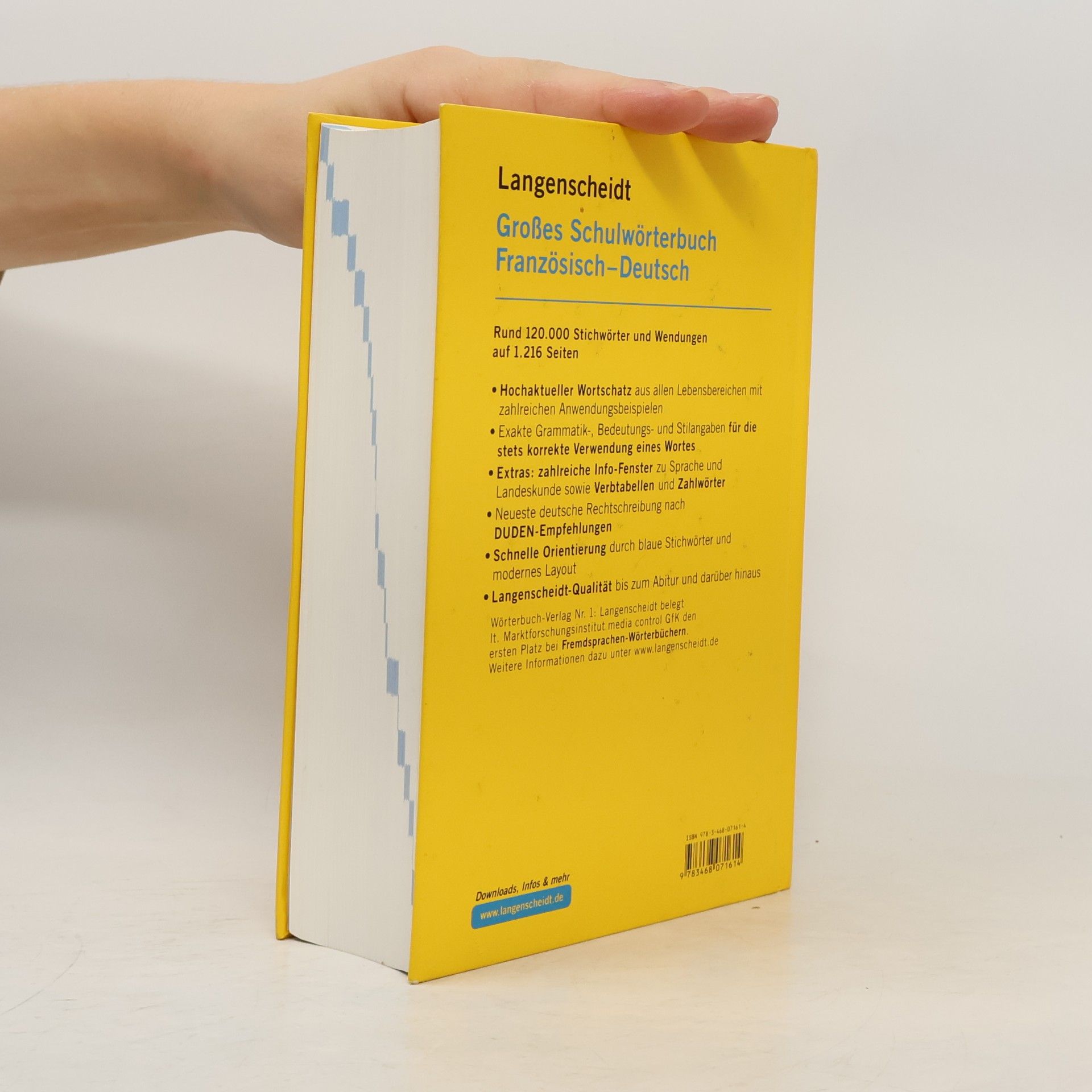 kolektiv Langenscheidt. Großes Schulwörterbuch Französisch-Deutsch