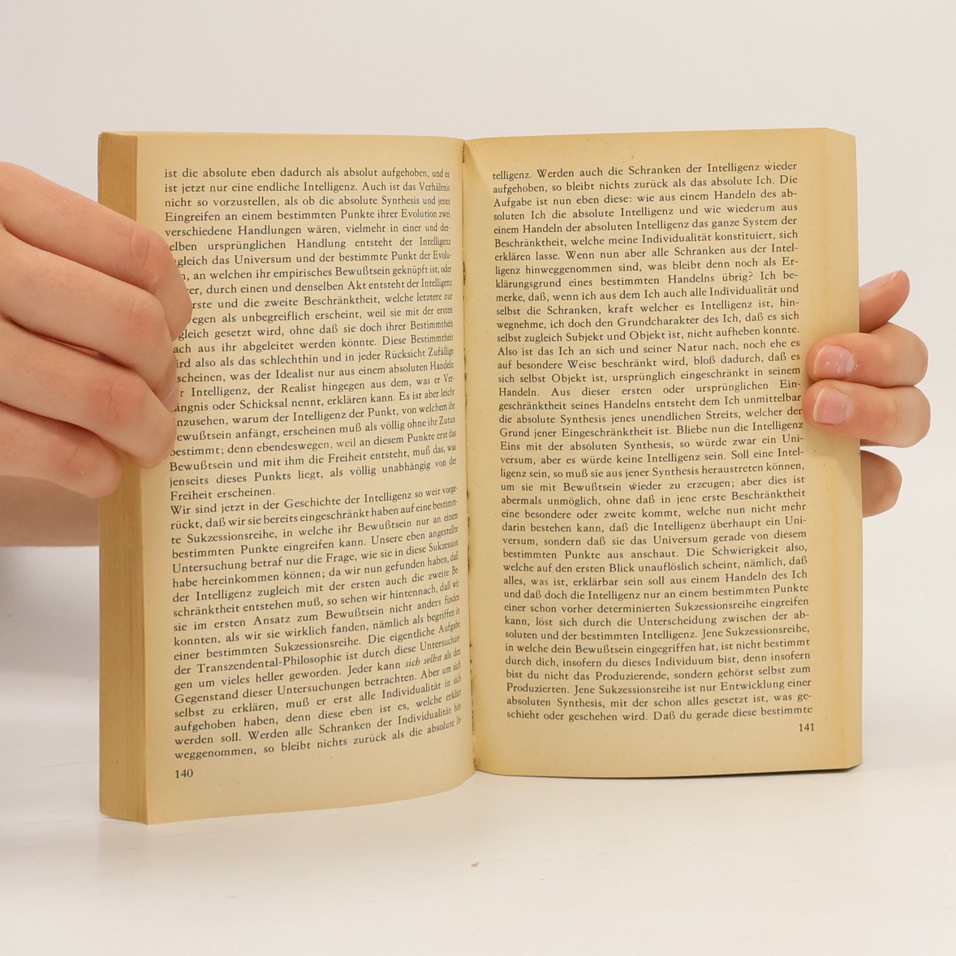 Friedrich Wilhelm Joseph Schelling Universal Bibliothek, System des transzendentalen Idealismus