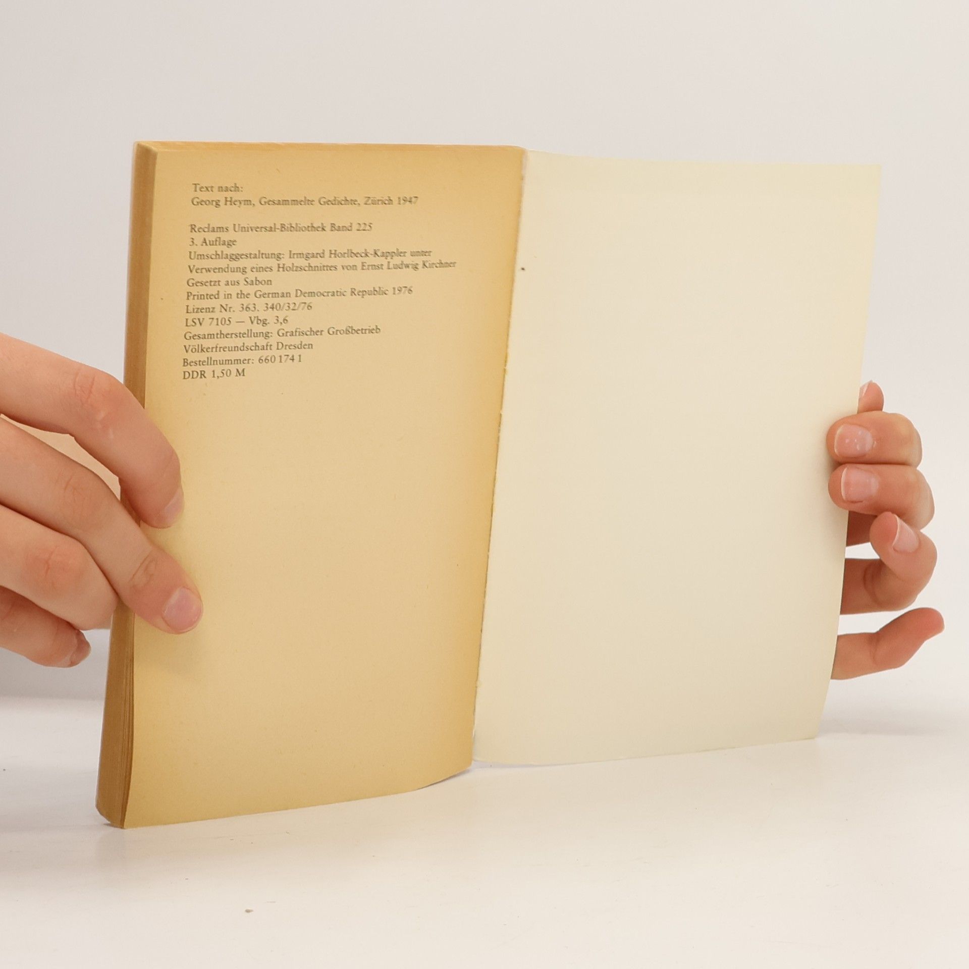 Georg Heym Alle Landschaften haben