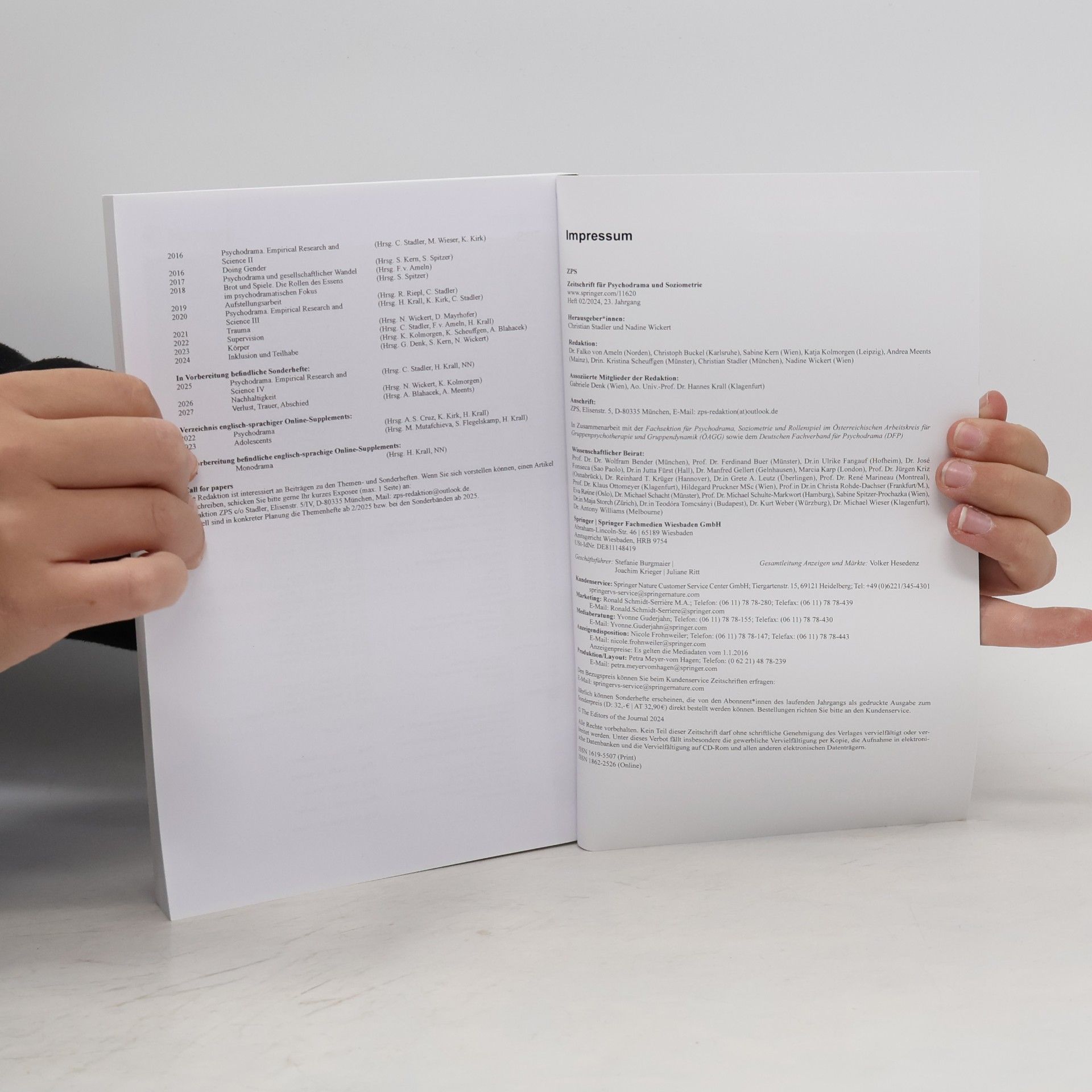 Christian Stadler Zeitschrift für Psychodrama und Soziometrie