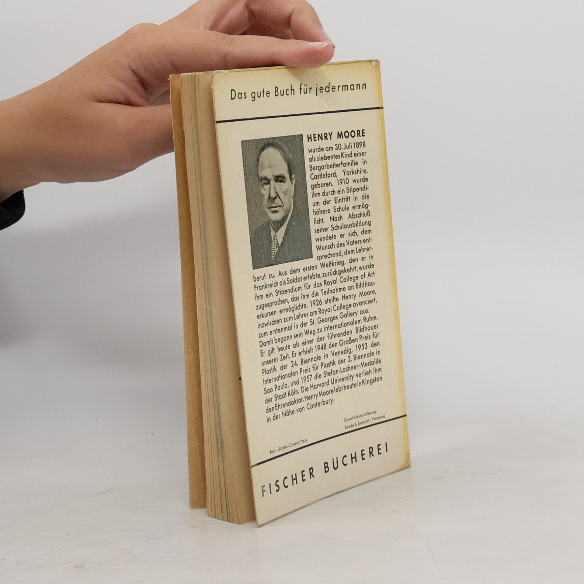 Henry Moore Schriften und Skulpturen