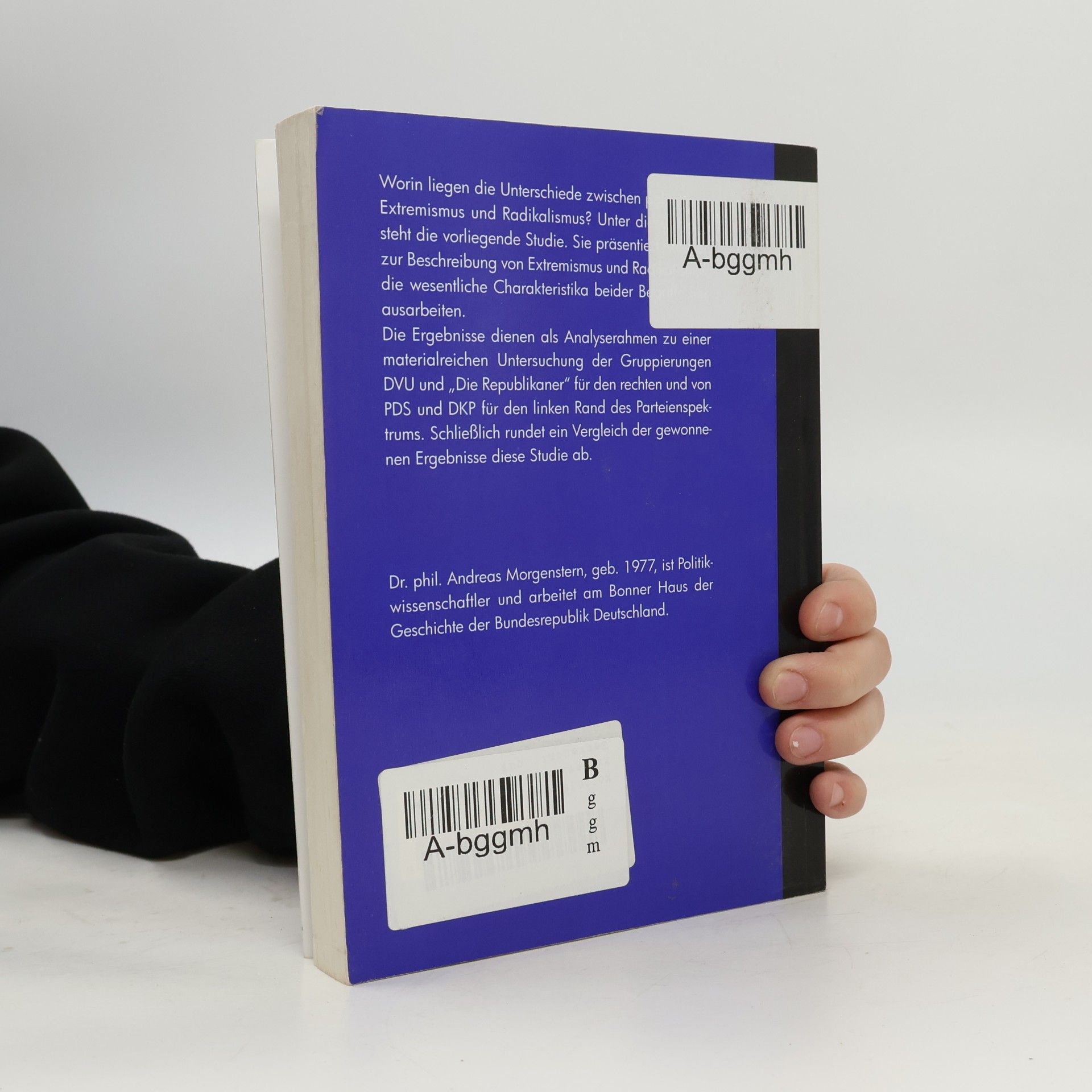 Andreas Morgenstern Extremistische und radikale Parteien 1990 - 2005