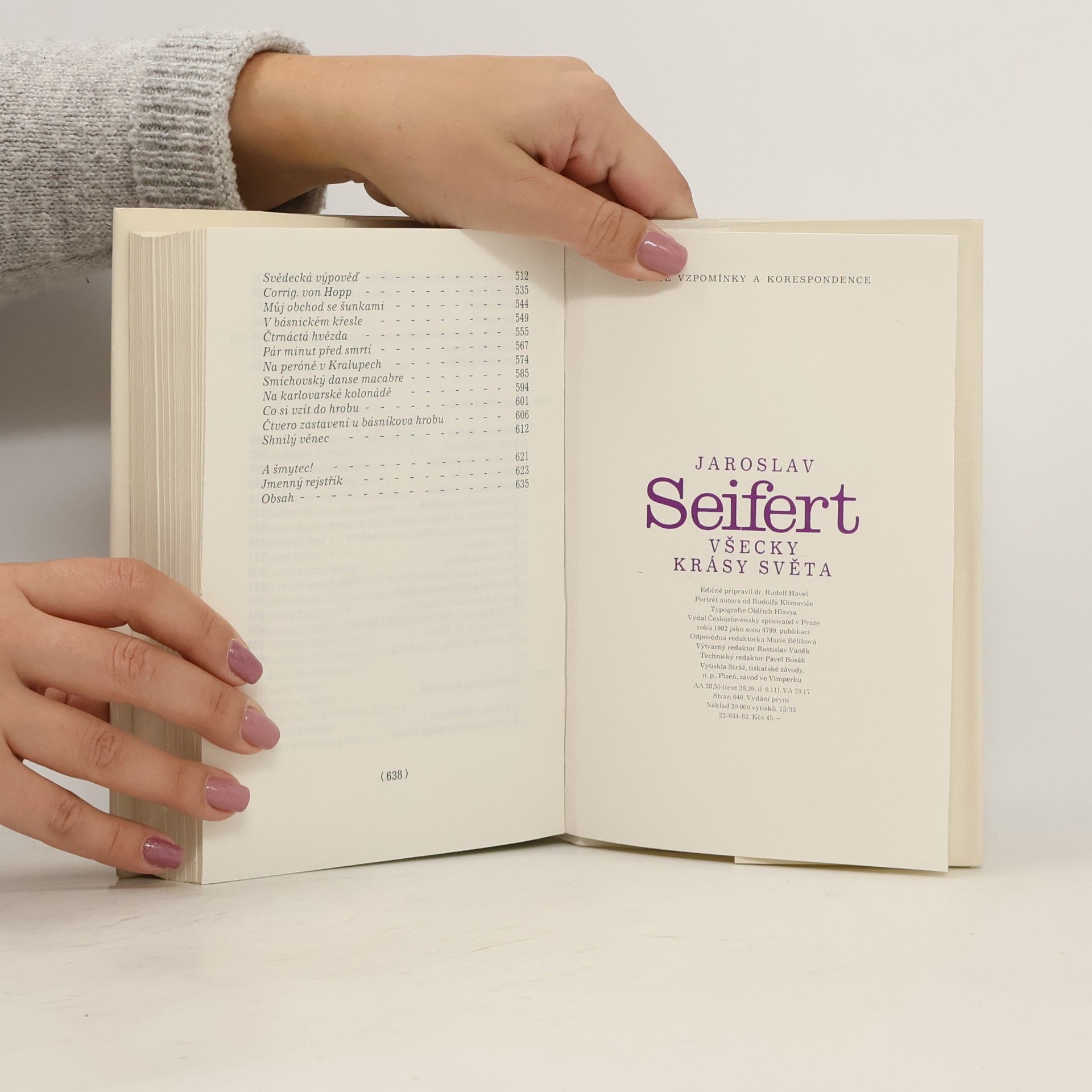 Jaroslav Seifert Všecky krásy světa. Příběhy a vzpomínky