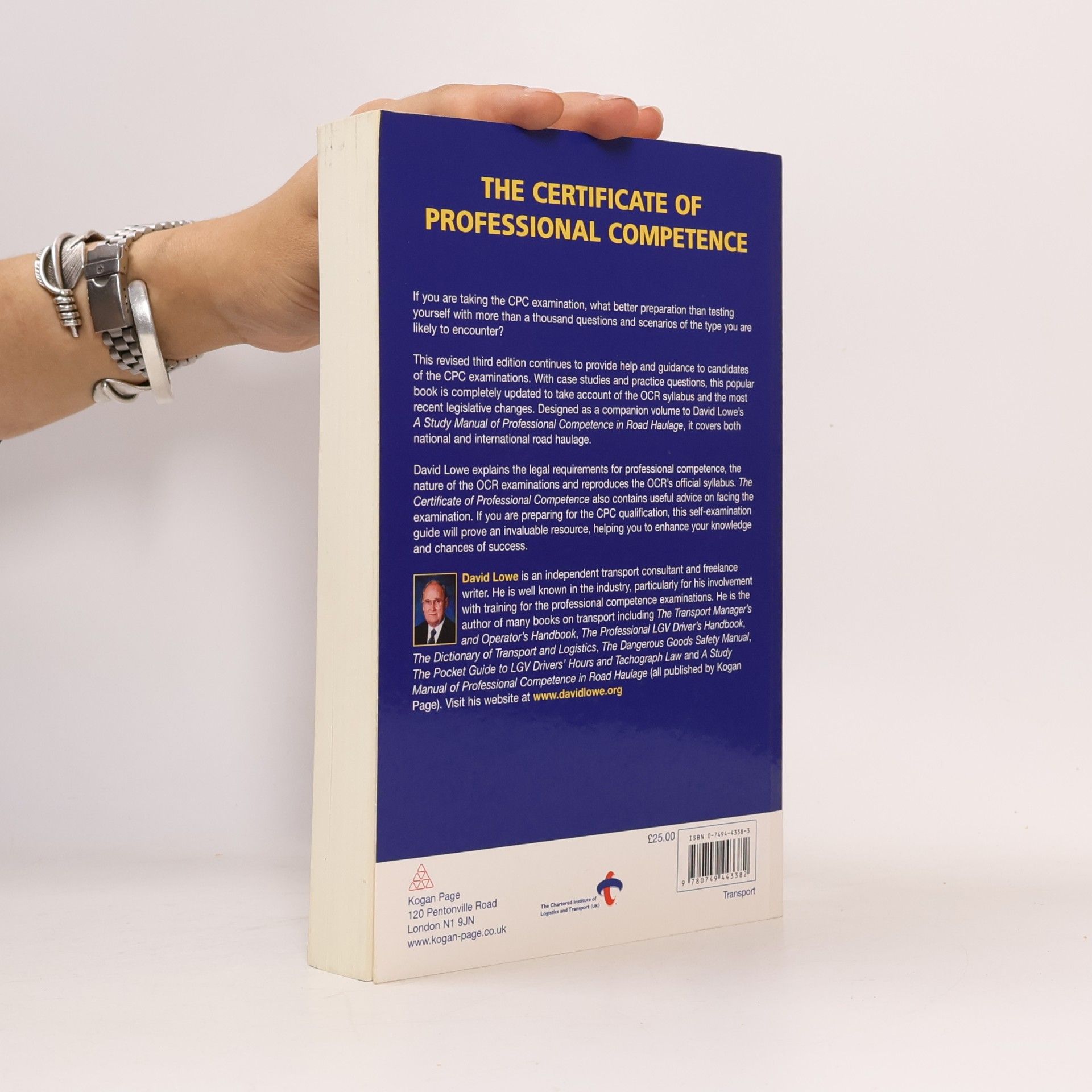 David Lowe The Certificate of Professional Competence