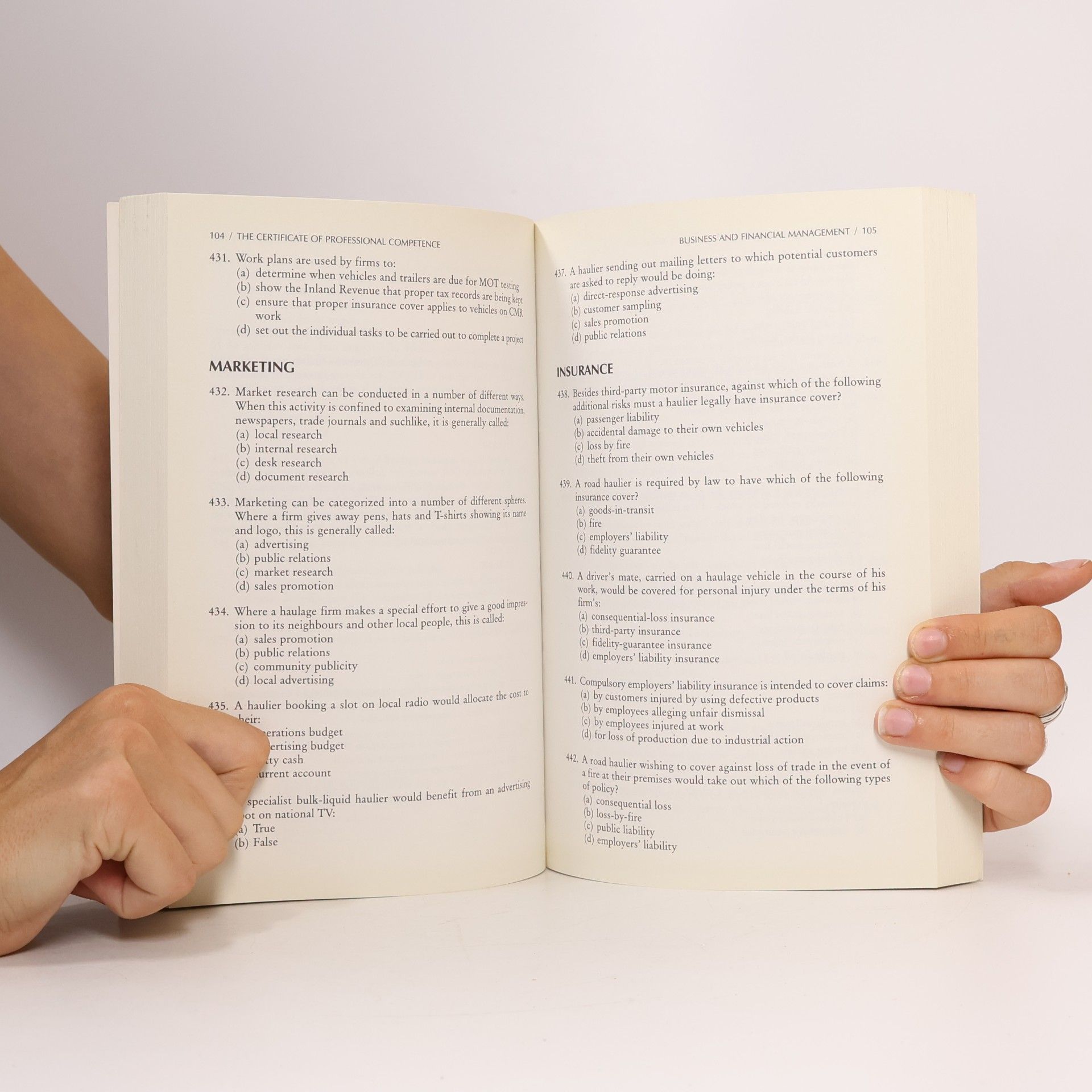 David Lowe The Certificate of Professional Competence
