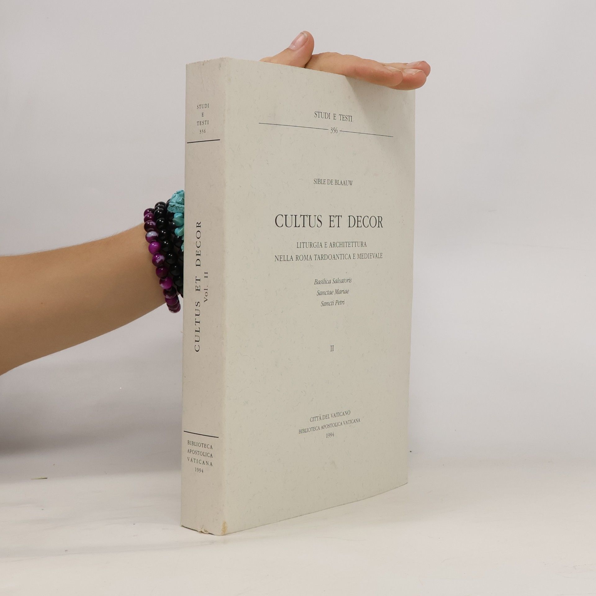 Sible de Blaauw Studi e testi - 2: Cultus et decor