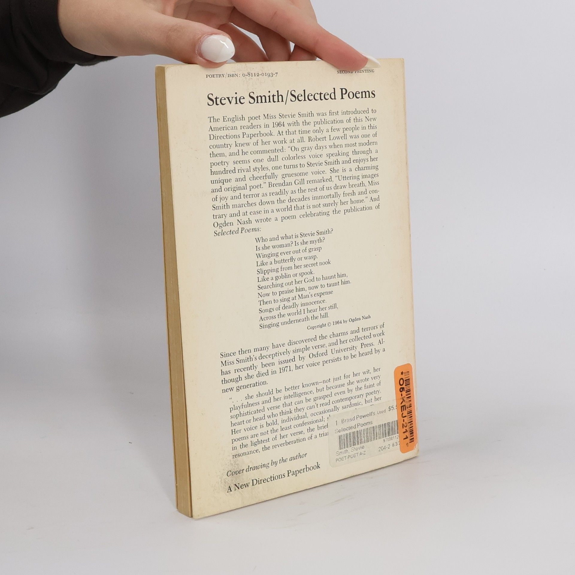 Stevie Smith Selected Poems of Stevie Smith