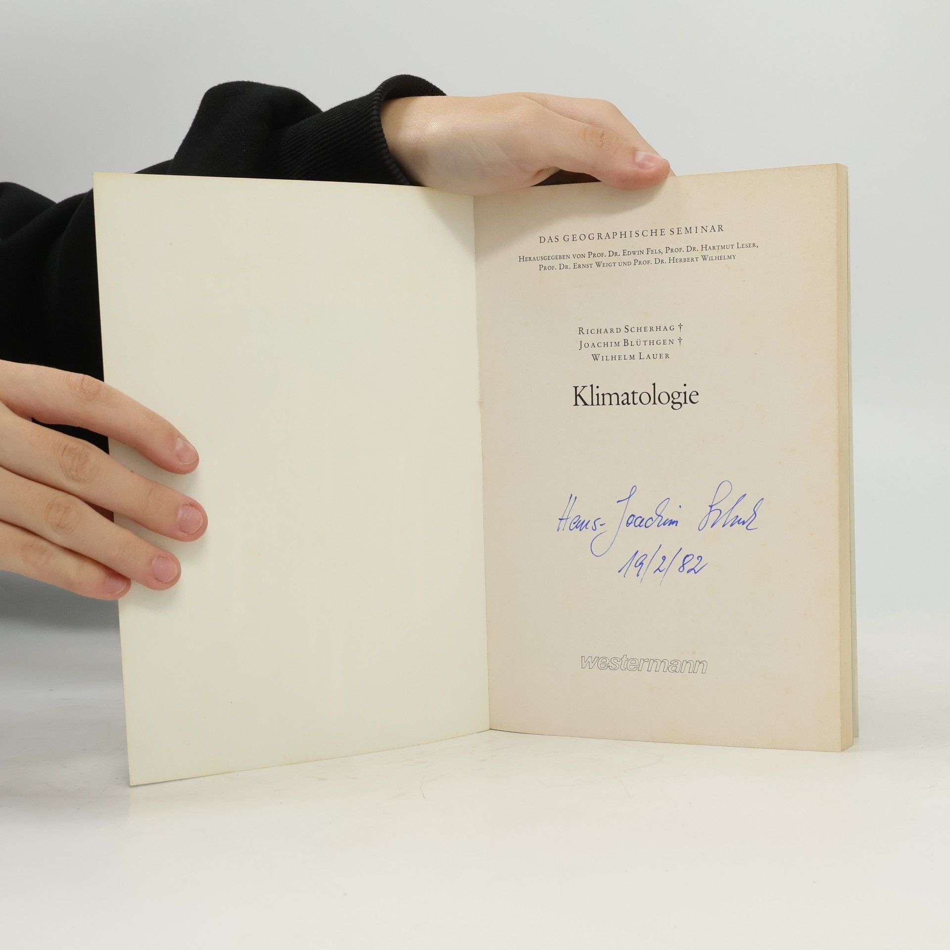Richard Scherhag Klimatologie