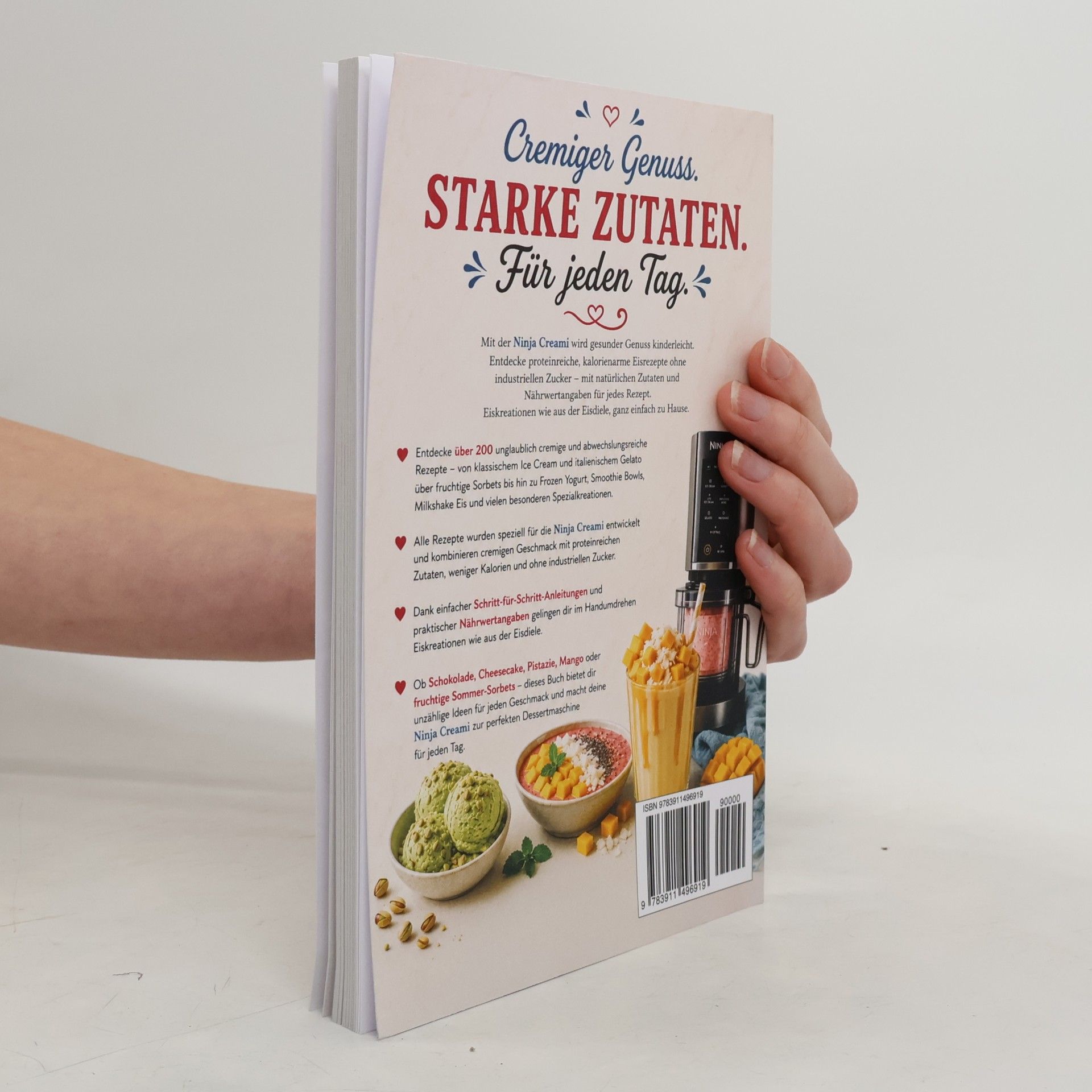 Lea Liebmann Das Ninja Creami High-Protein Rezeptbuch - Über 200 kalorienarme und proteinreiche Eisrezepte ohne industriellen Zucker - mit Nährwertangaben zu jedem Rezept - Farbausgabe