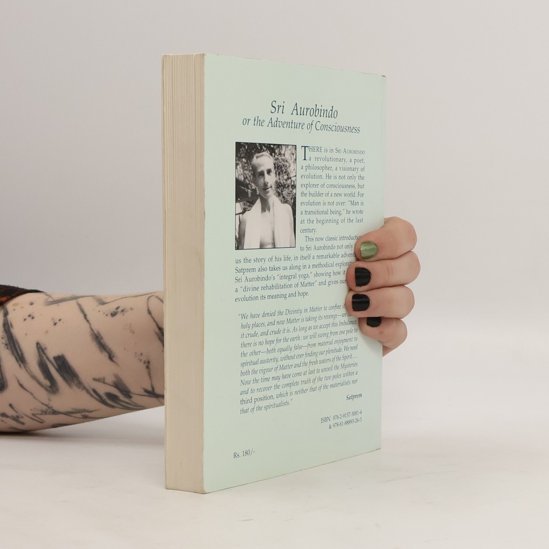 Satprem Sri Aurobindo or the Adventure of Consciousness