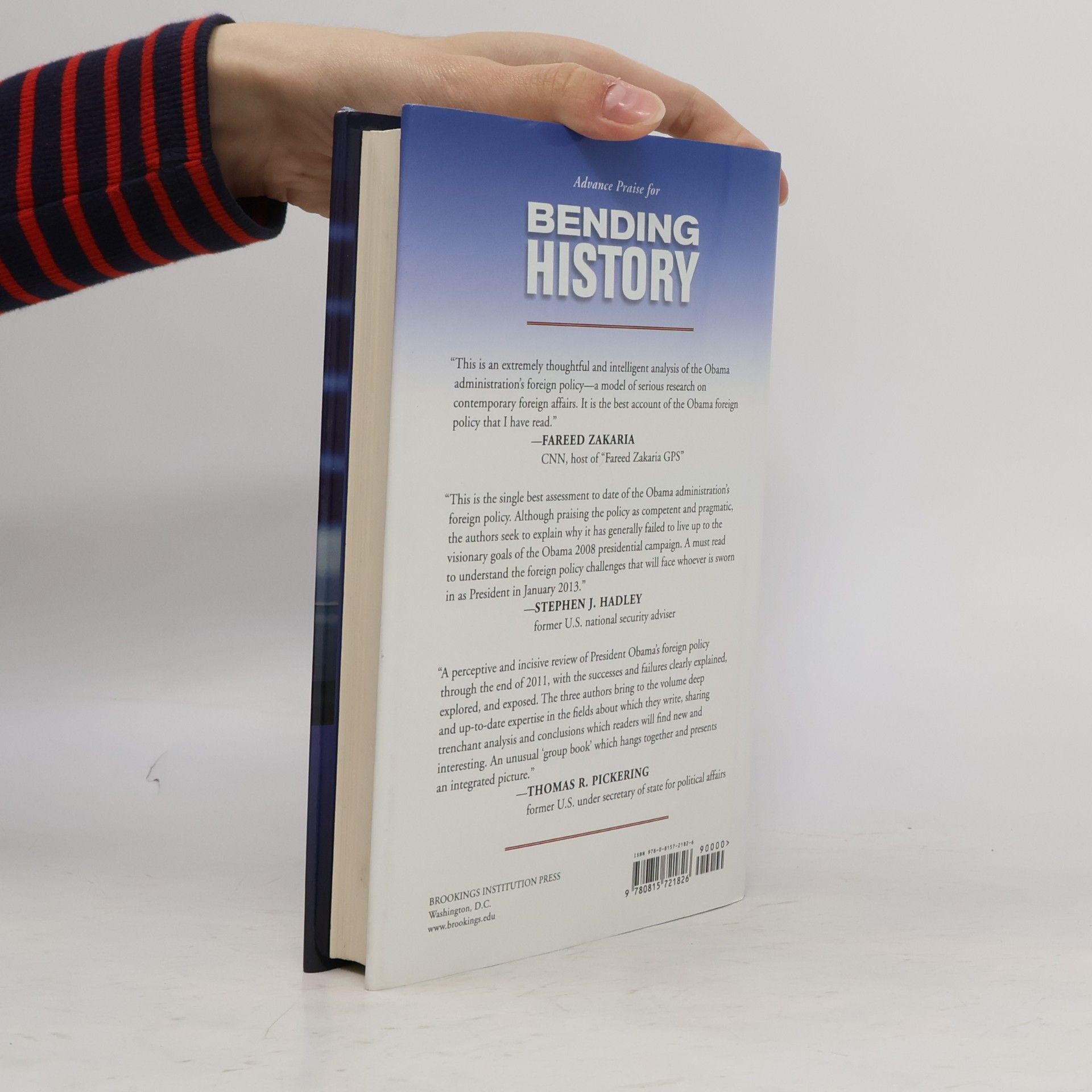 Martin S. Indyk Brookings Focus Books: Bending History