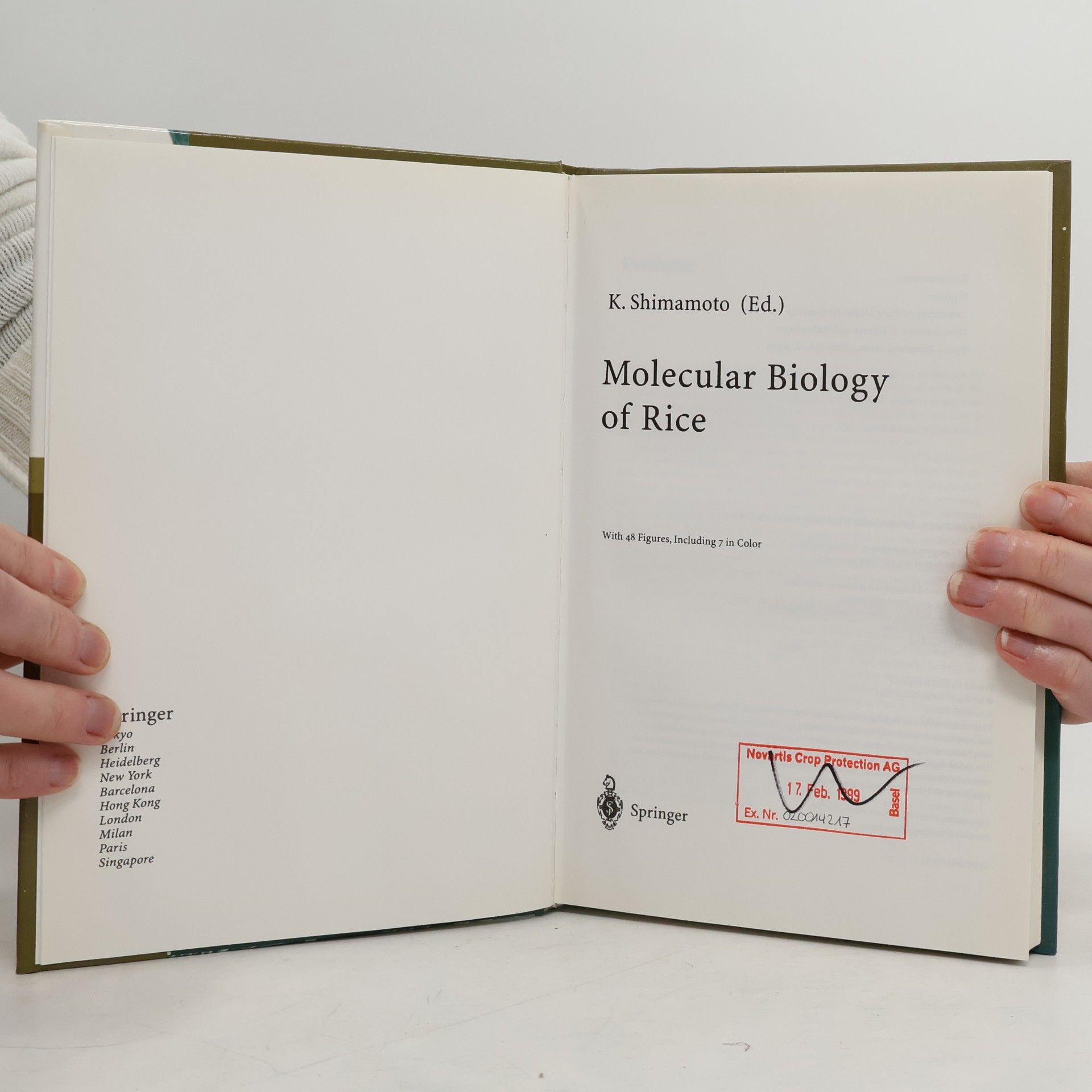 Ko Shimamoto Molecular Biology of Rice