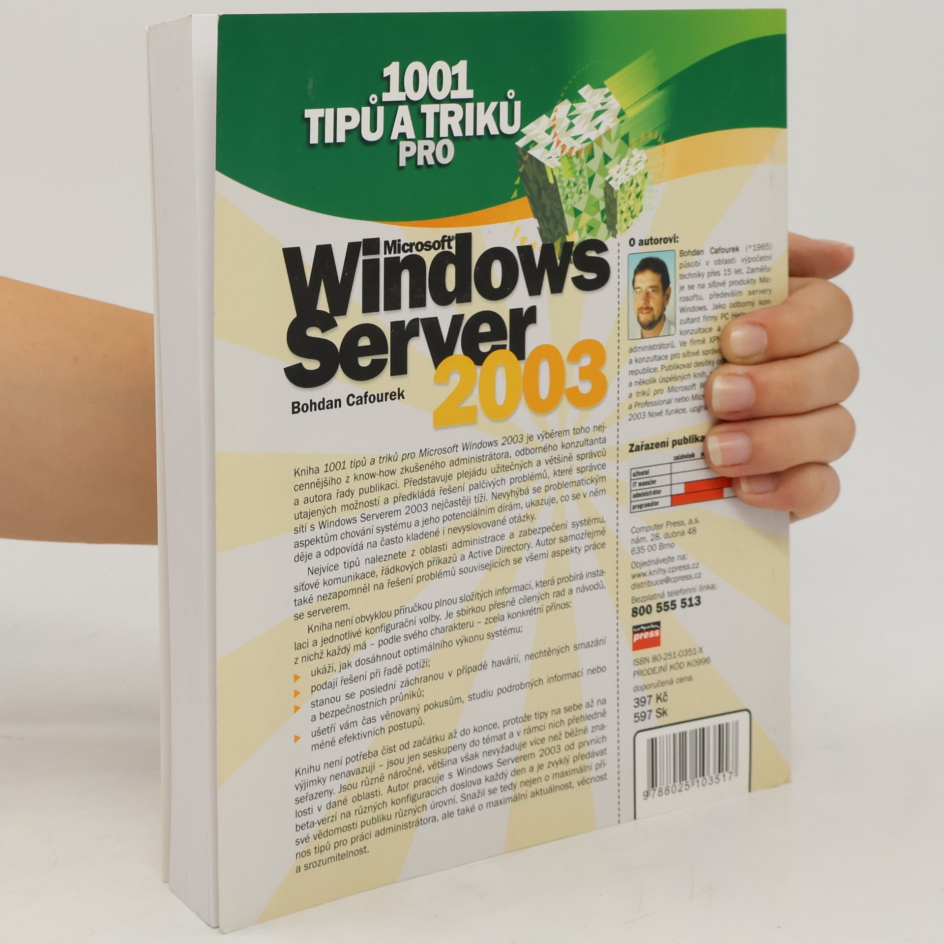 Bohdan Cafourek 1001 tipů a triků pro Microsoft Windows Server 2003