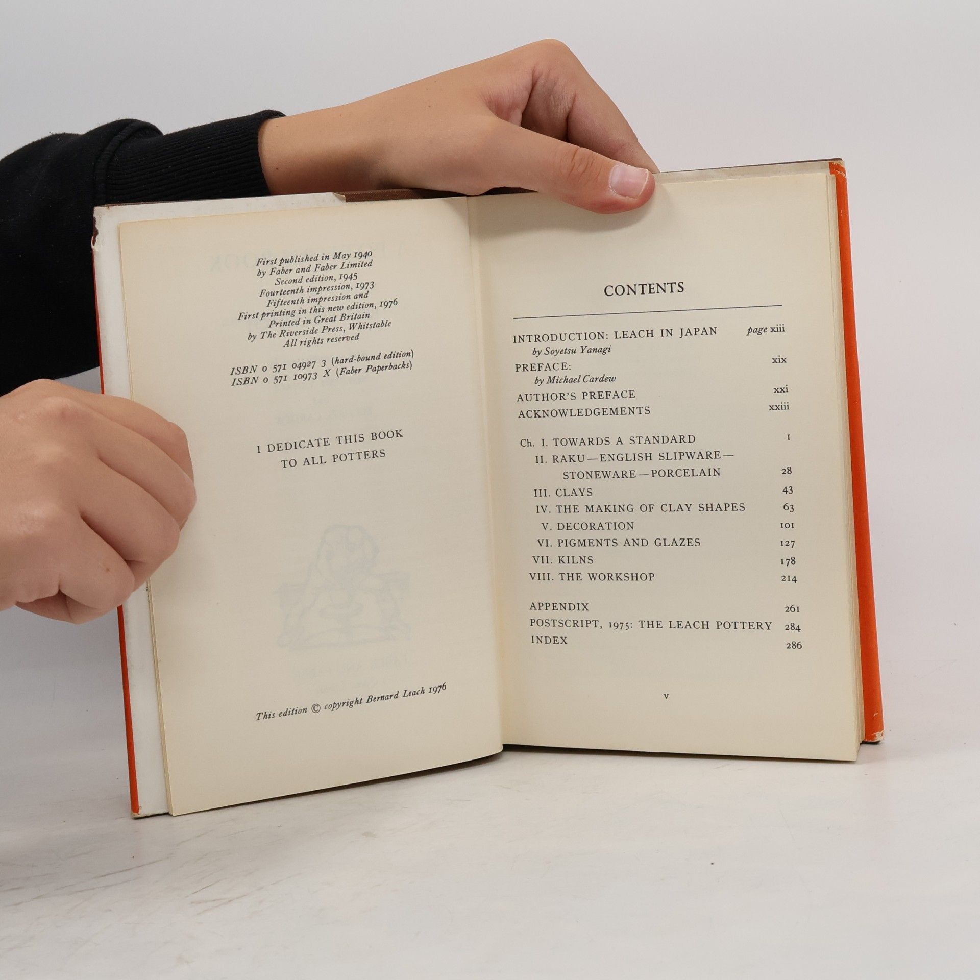 Bernard Leach Potters Book