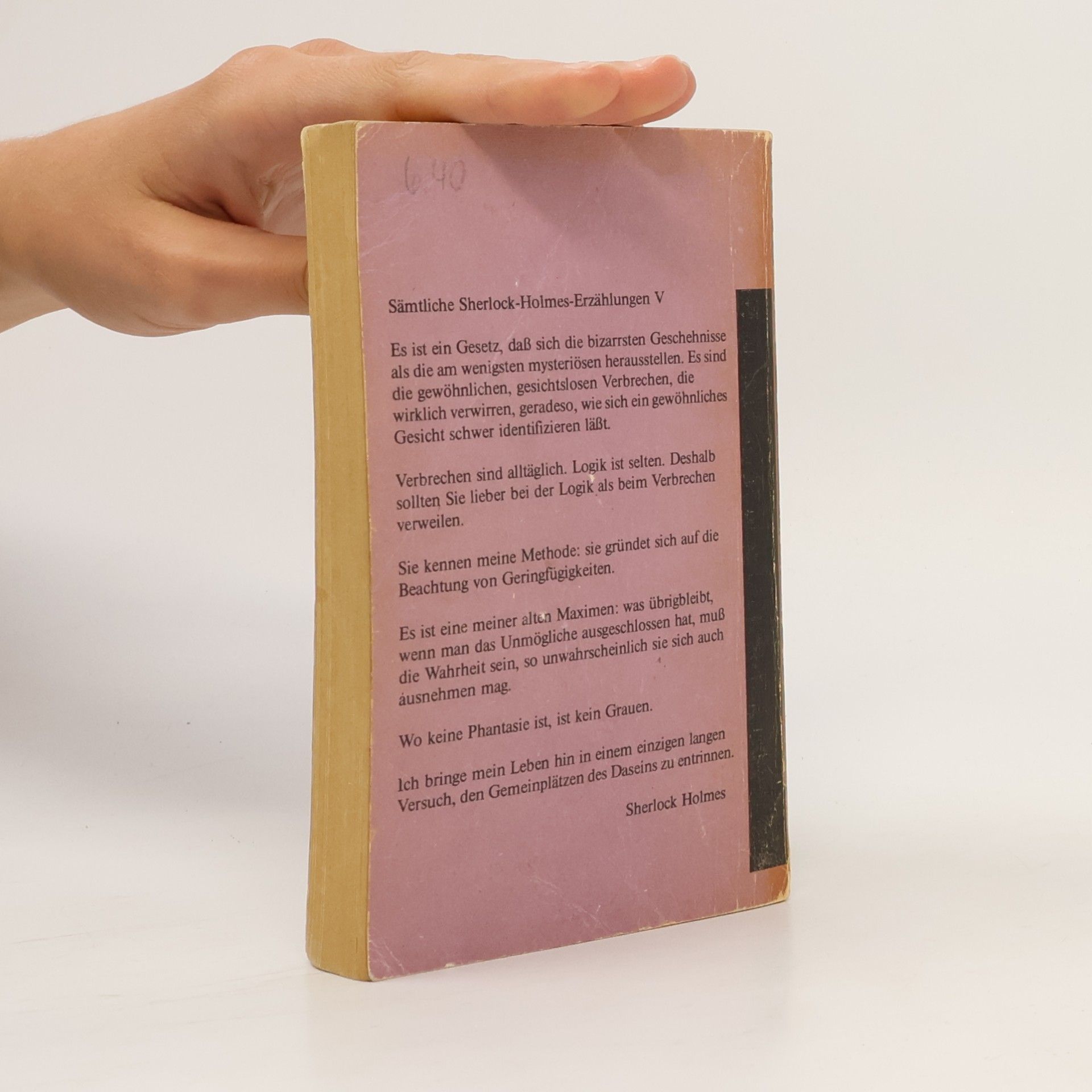 Arthur Conan Doyle Das Notizbuch von Sherlock Holmes
