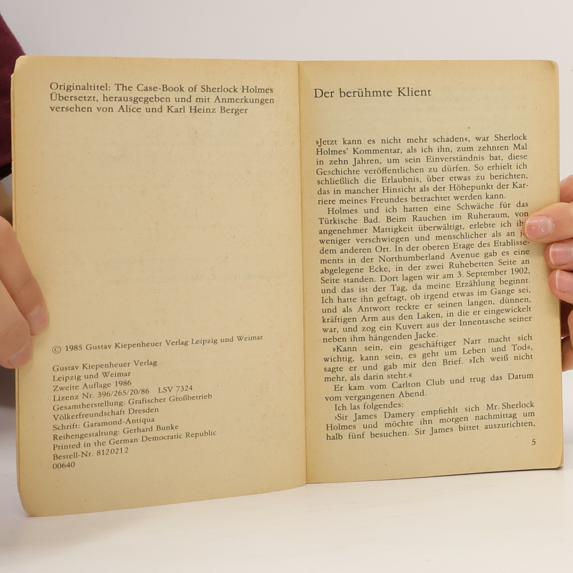 Arthur Conan Doyle Das Notizbuch von Sherlock Holmes