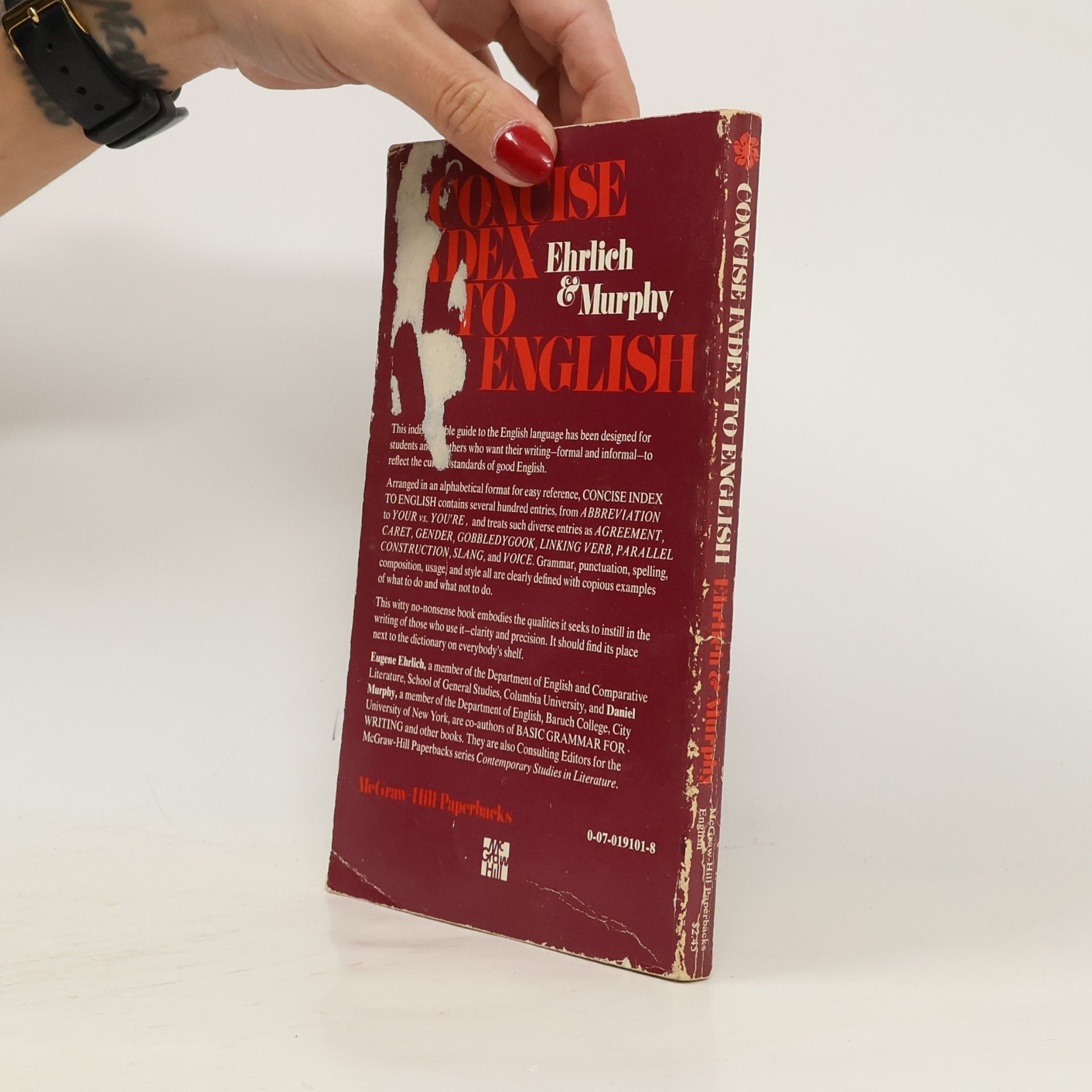 Daniel Joseph Murphy Concise Index to English