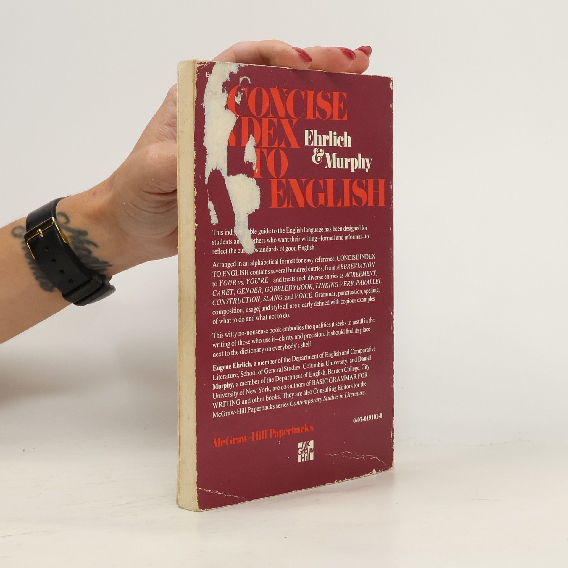 Daniel Joseph Murphy Concise Index to English