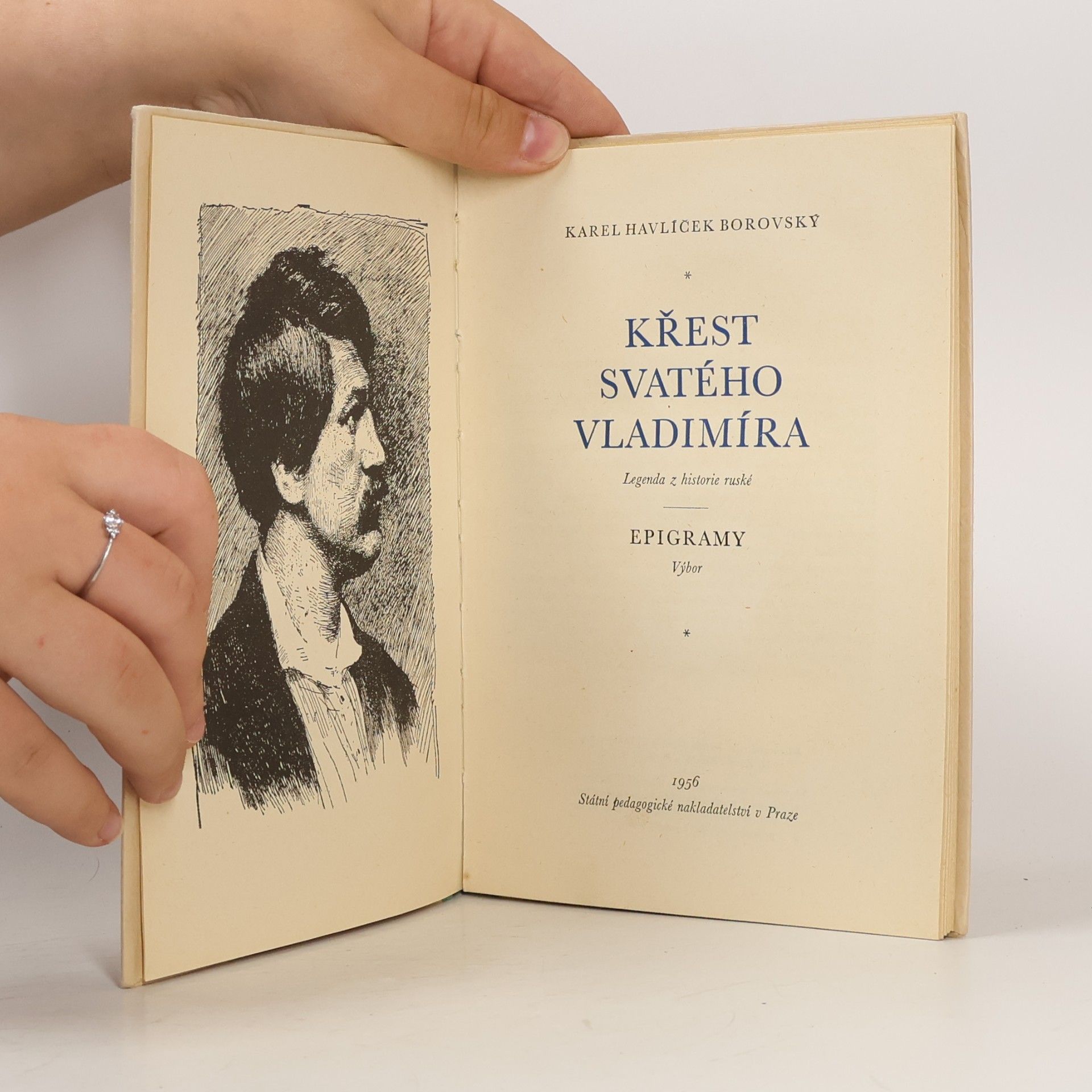 Karel Havlíček Borovský Křest svatého Vladimíra. Epigramy