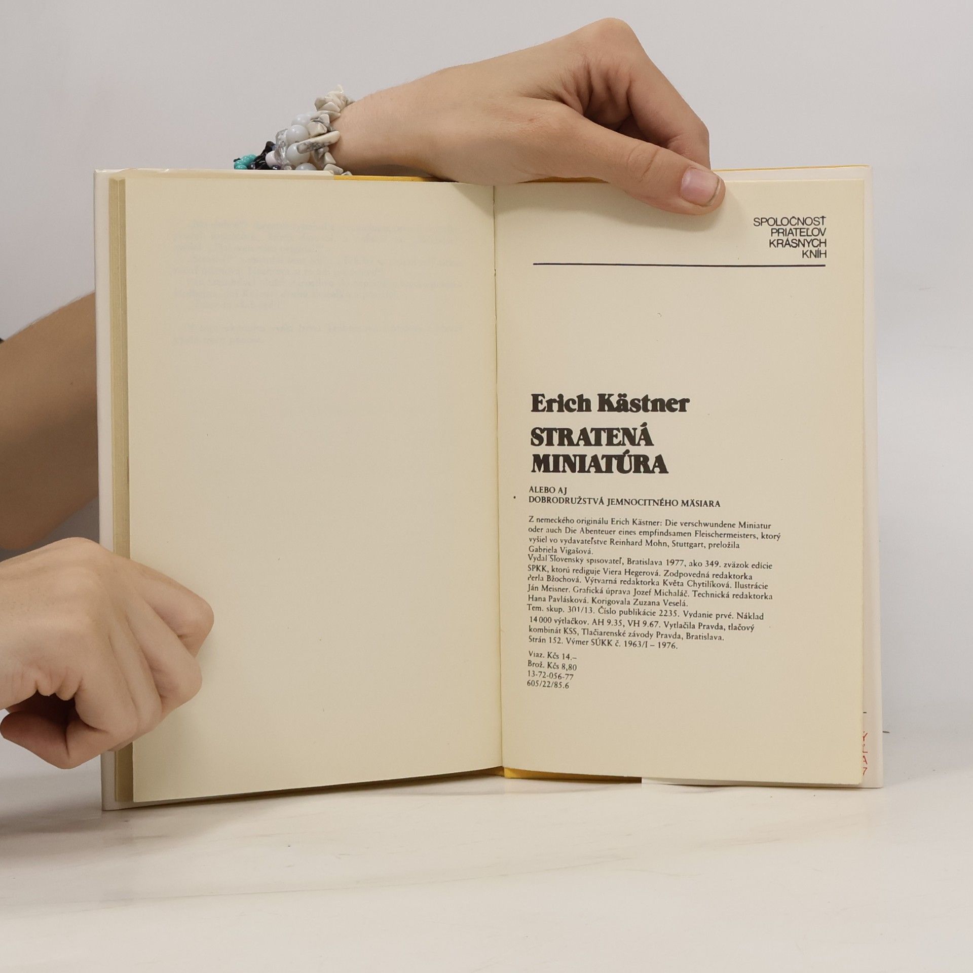 Erich Kästner Stratená miniatúra