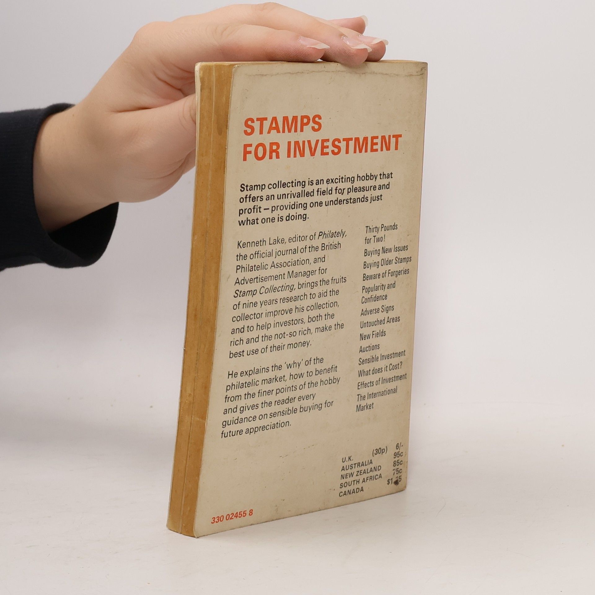 Kenneth R. Lake STAMPS FOR INVESTMENT