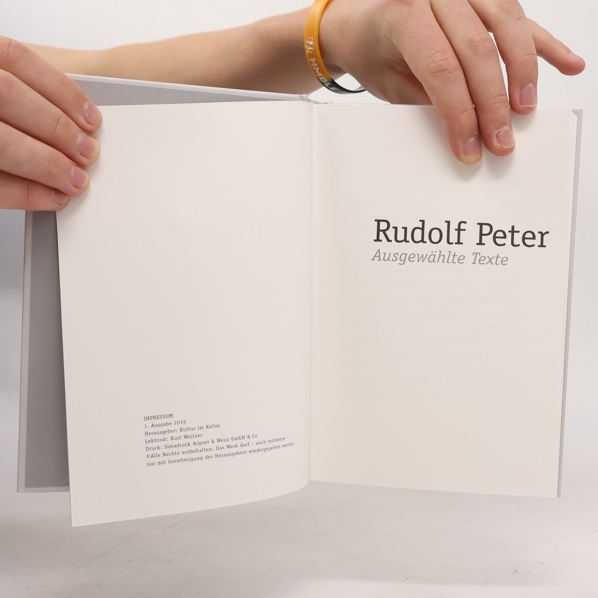 Rudolf Peter Ausgewählte Texte