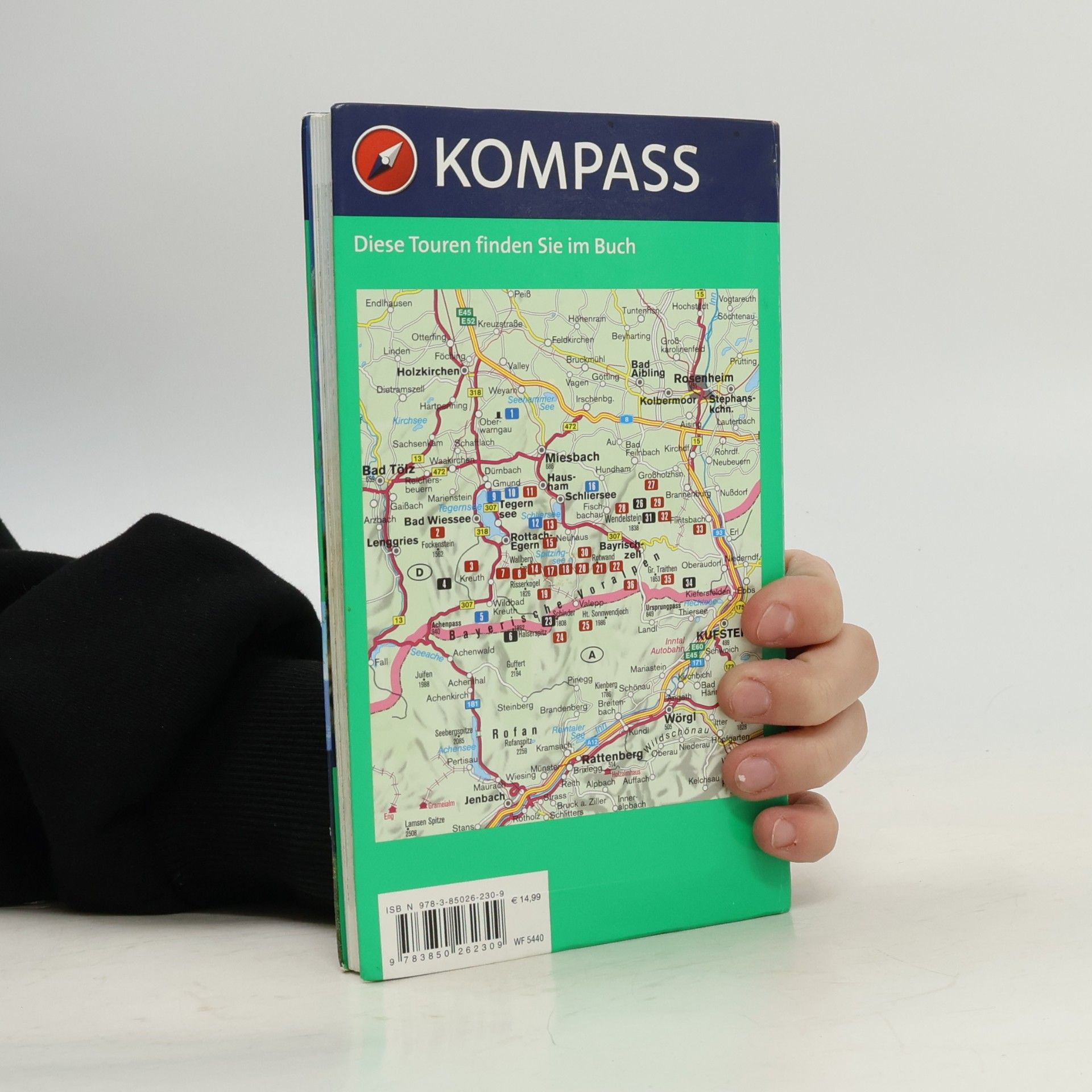 Eugen Eduard Hüsler Kompass Wanderführer - 5440: Tegernsee und Schliersee