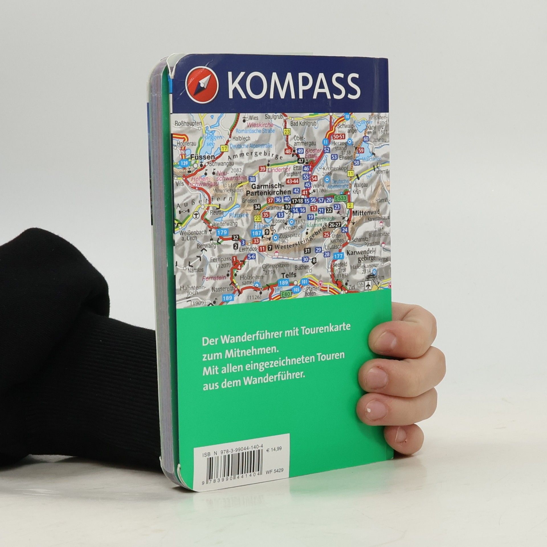 Siegfried Garnweidner KOMPASS Wanderführer - 5429: Zugspitze, Werdenfelser Land
