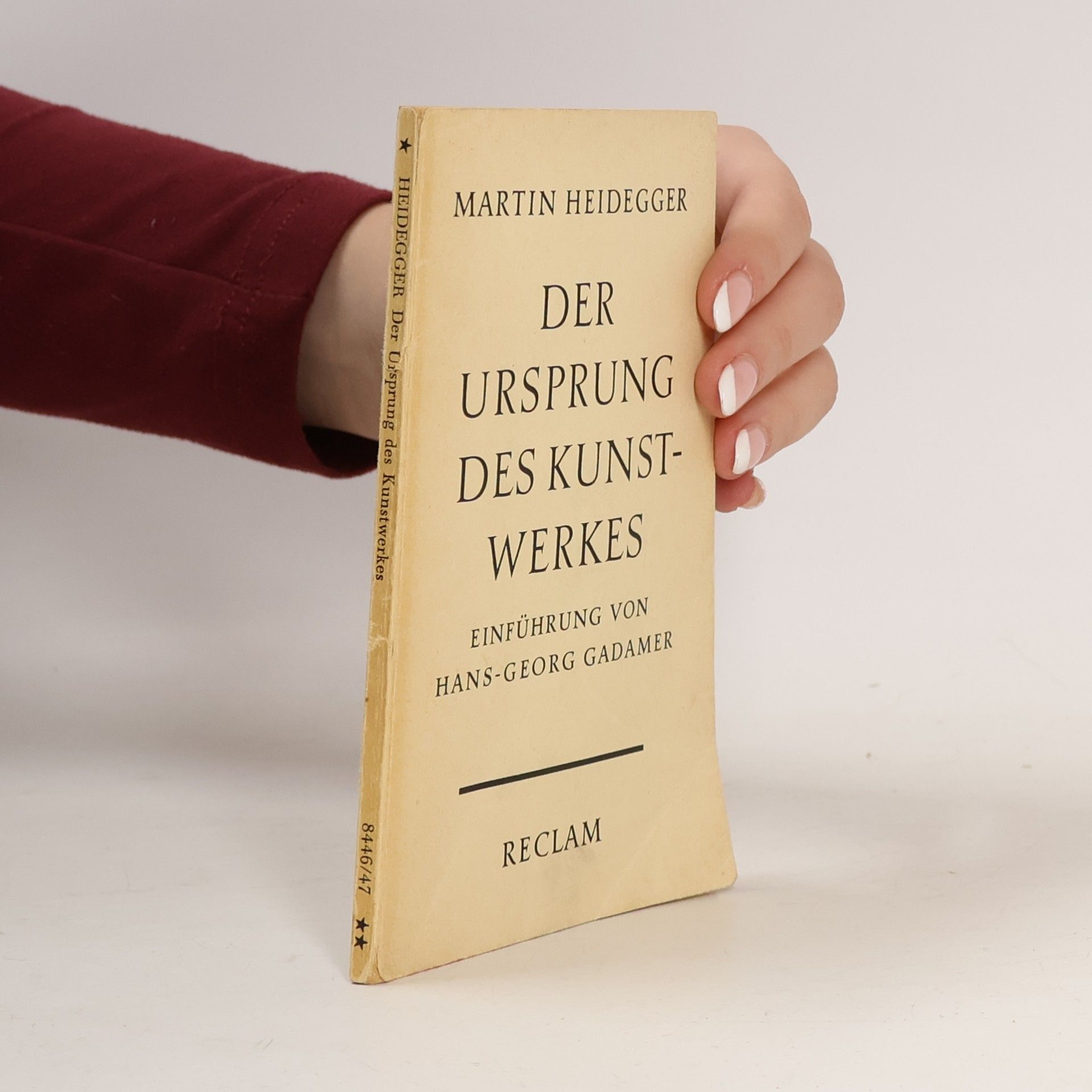 Martin Heidegger Der Ursprung des Kunstwerkes