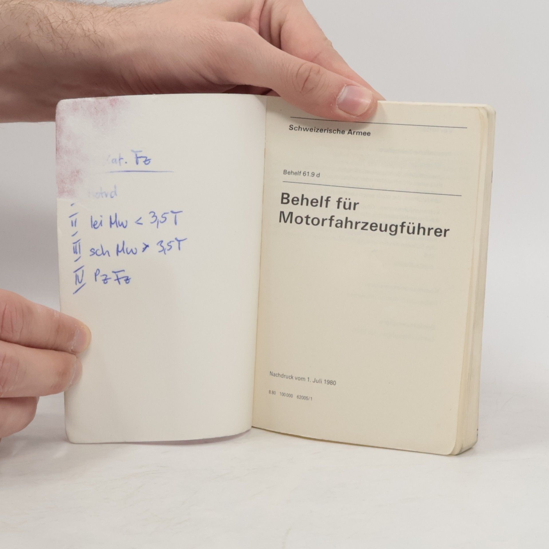 Various authors Behelf für Motorfahrzeugführer
