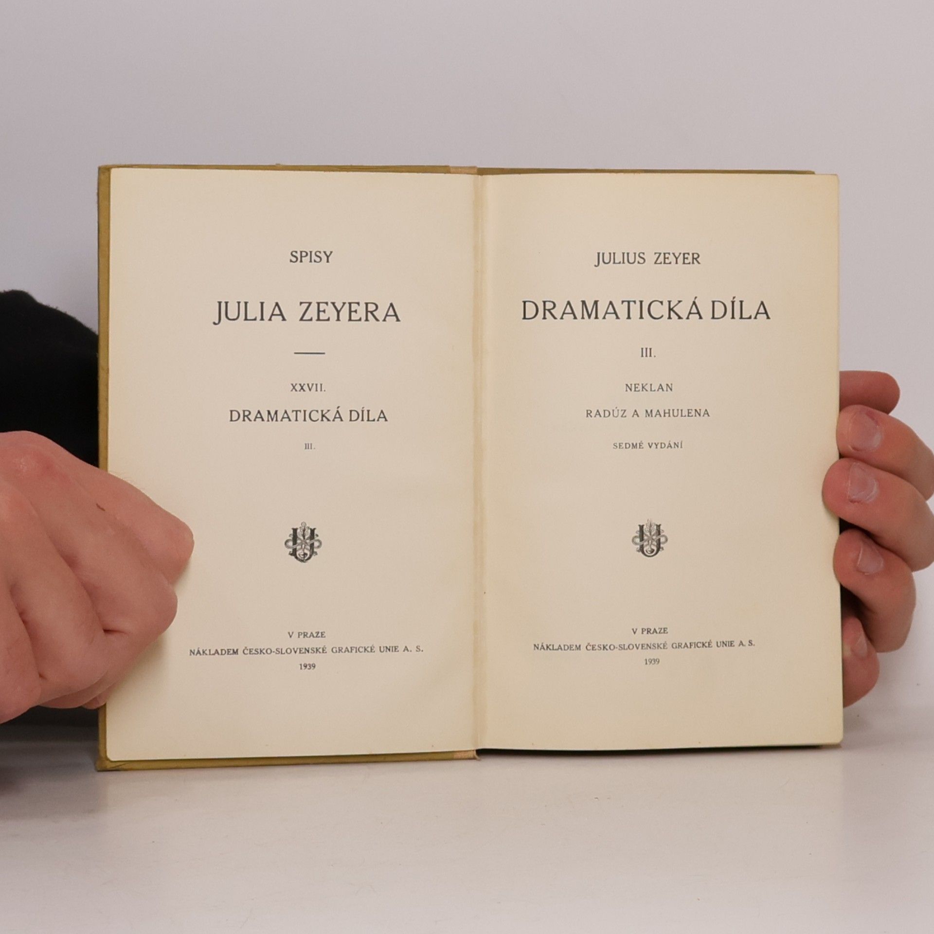 Julius Zeyer Dramatická díla III