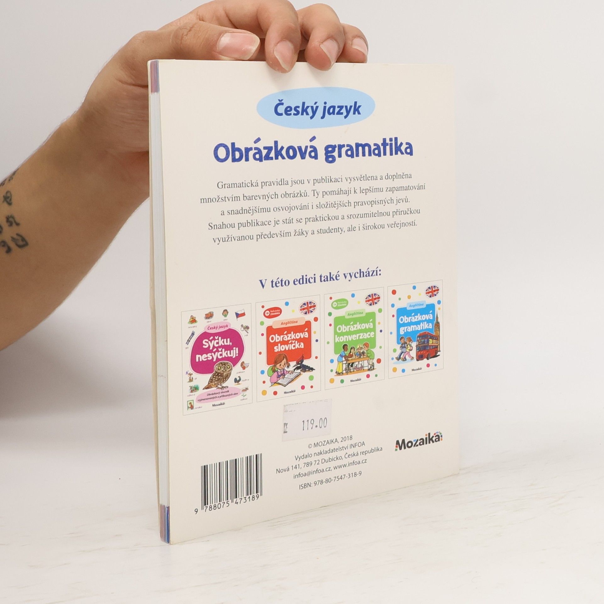 Antonín Šplíchal Český jazyk : obrázková gramatika