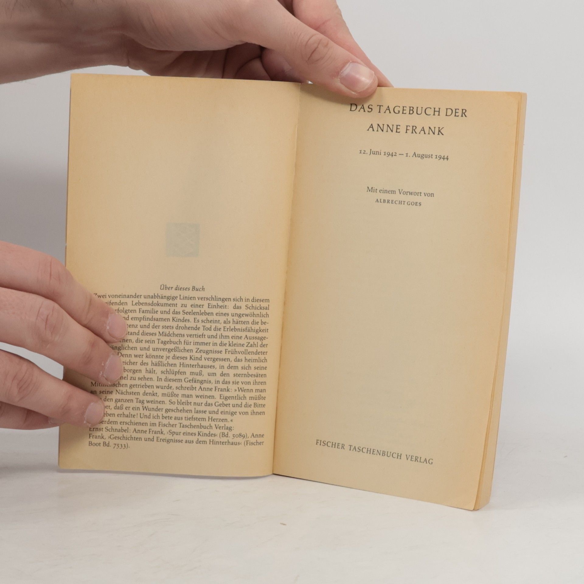 Anne Frank Das Tagebuch der Anne Frank