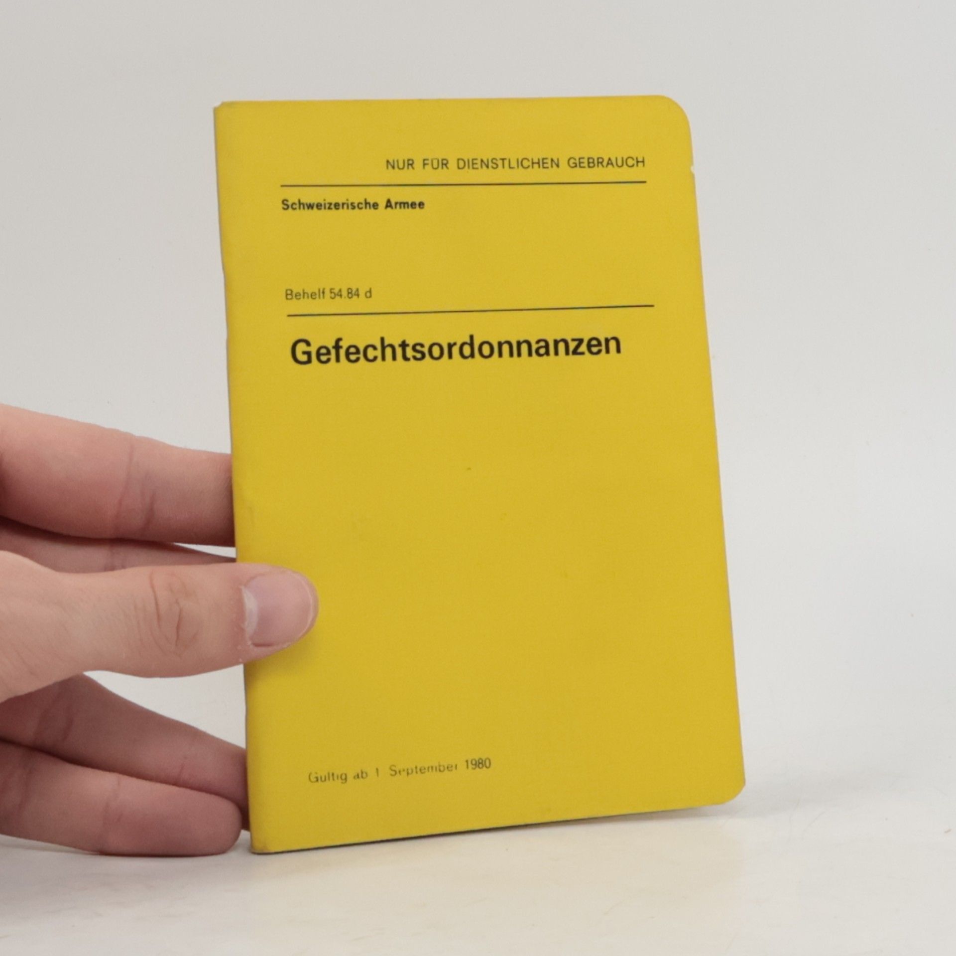 Various authors Gefechtsordonnanzen