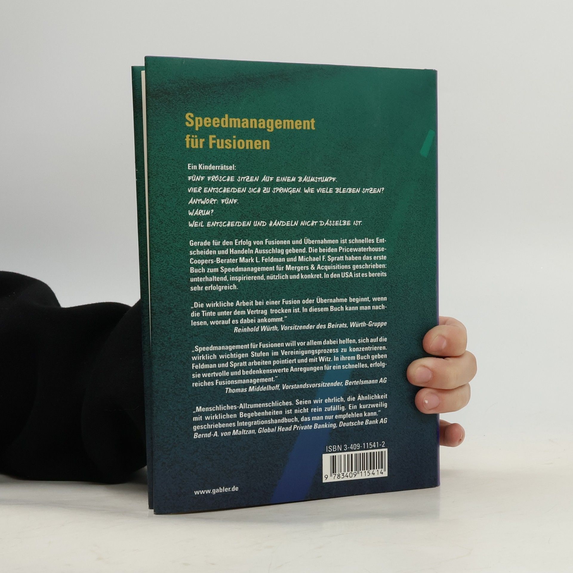 Mark L. Feldman Speedmanagement für Fusionen