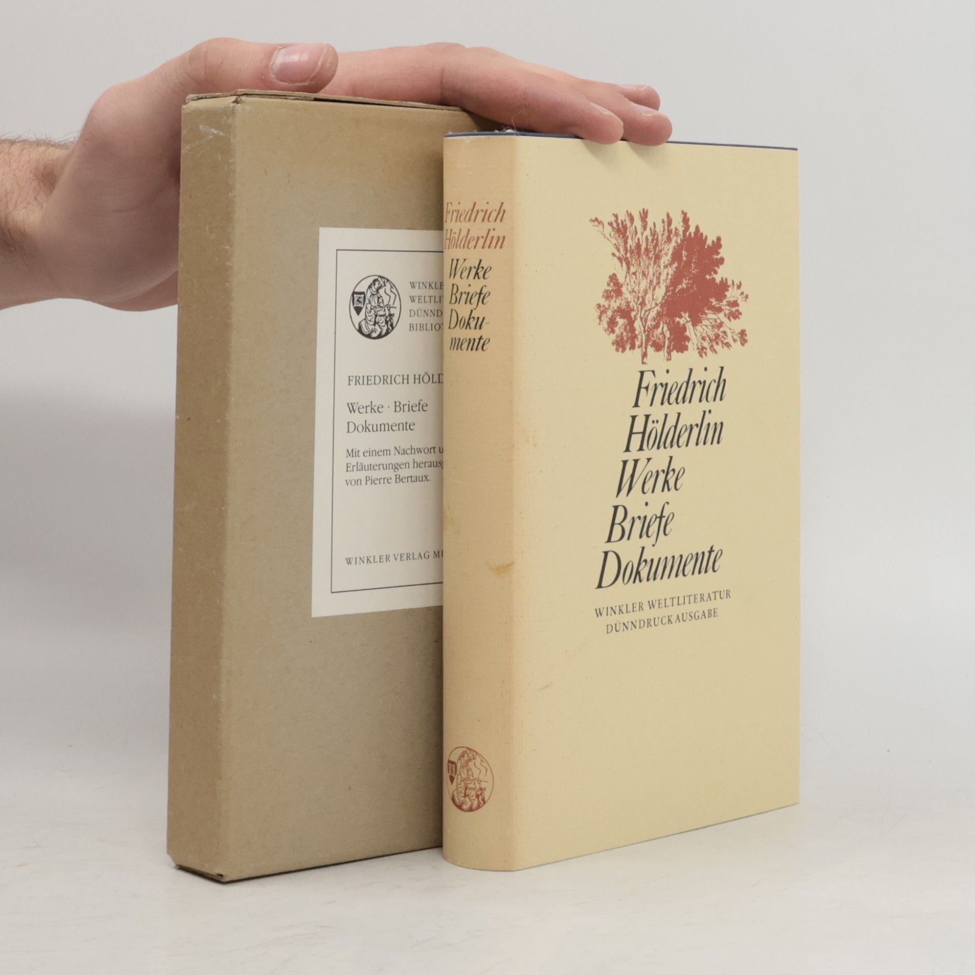 Pierre Bertaux Winkler Weltliteratur: Werke, Briefe, Dokumente. Ausgewählt und mit einem Nachwort versehen. Dünndruck-Ausgabe