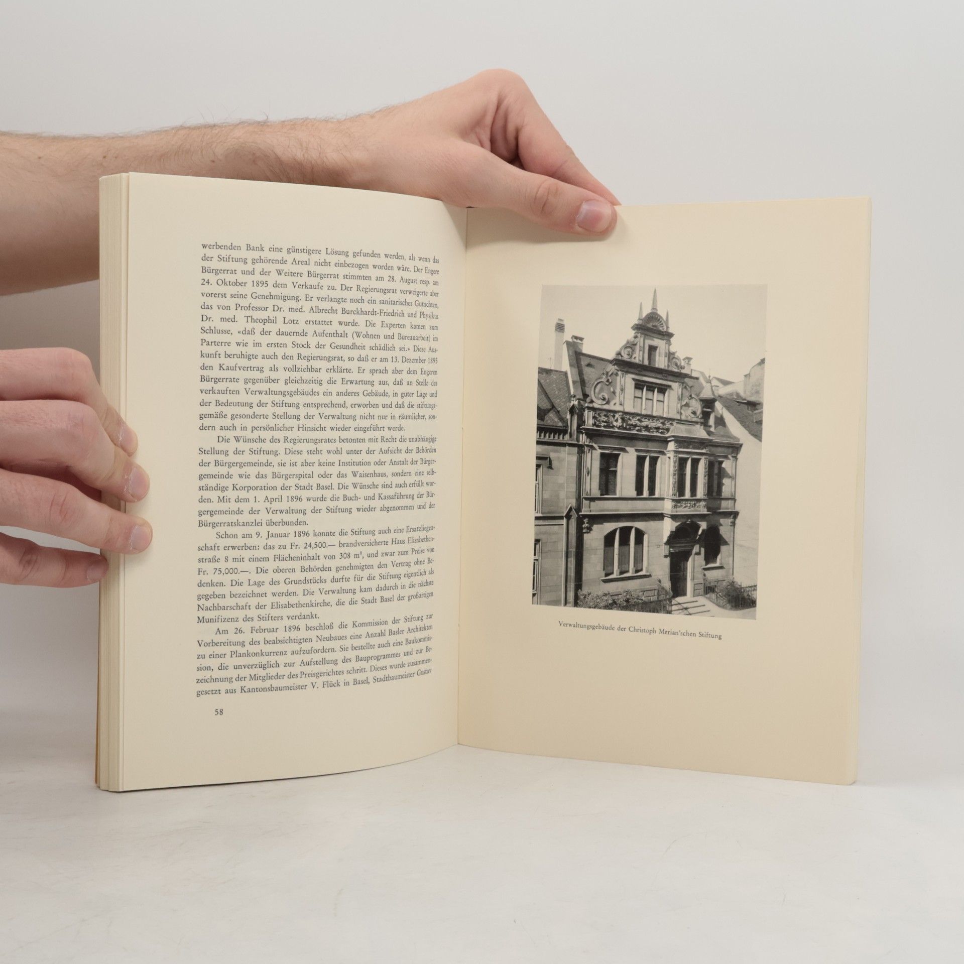 Ernst Miescher Die Christoph Merian'sche stiftung in Basel
