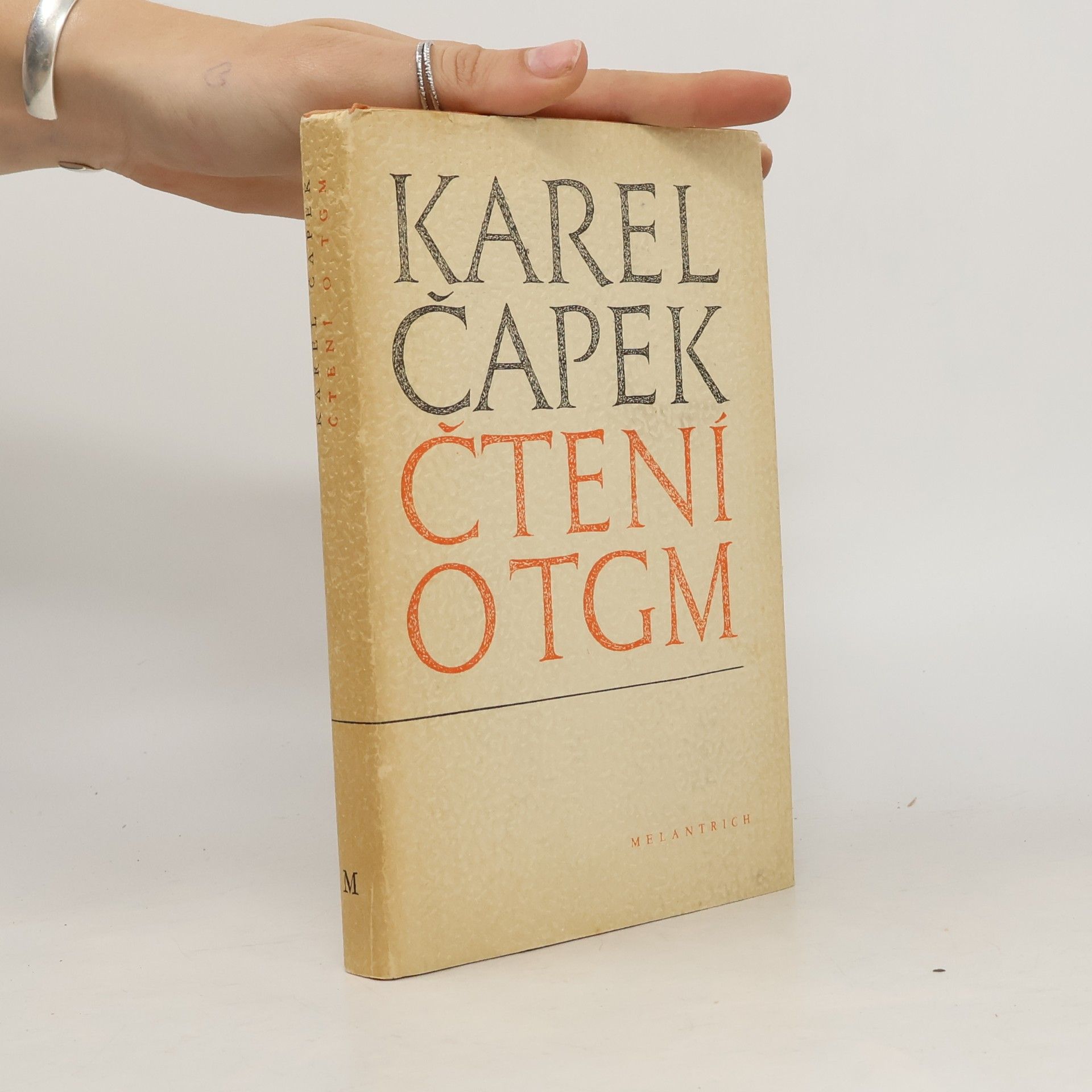 Karel Čapek Čtení o T. G. Masarykovi