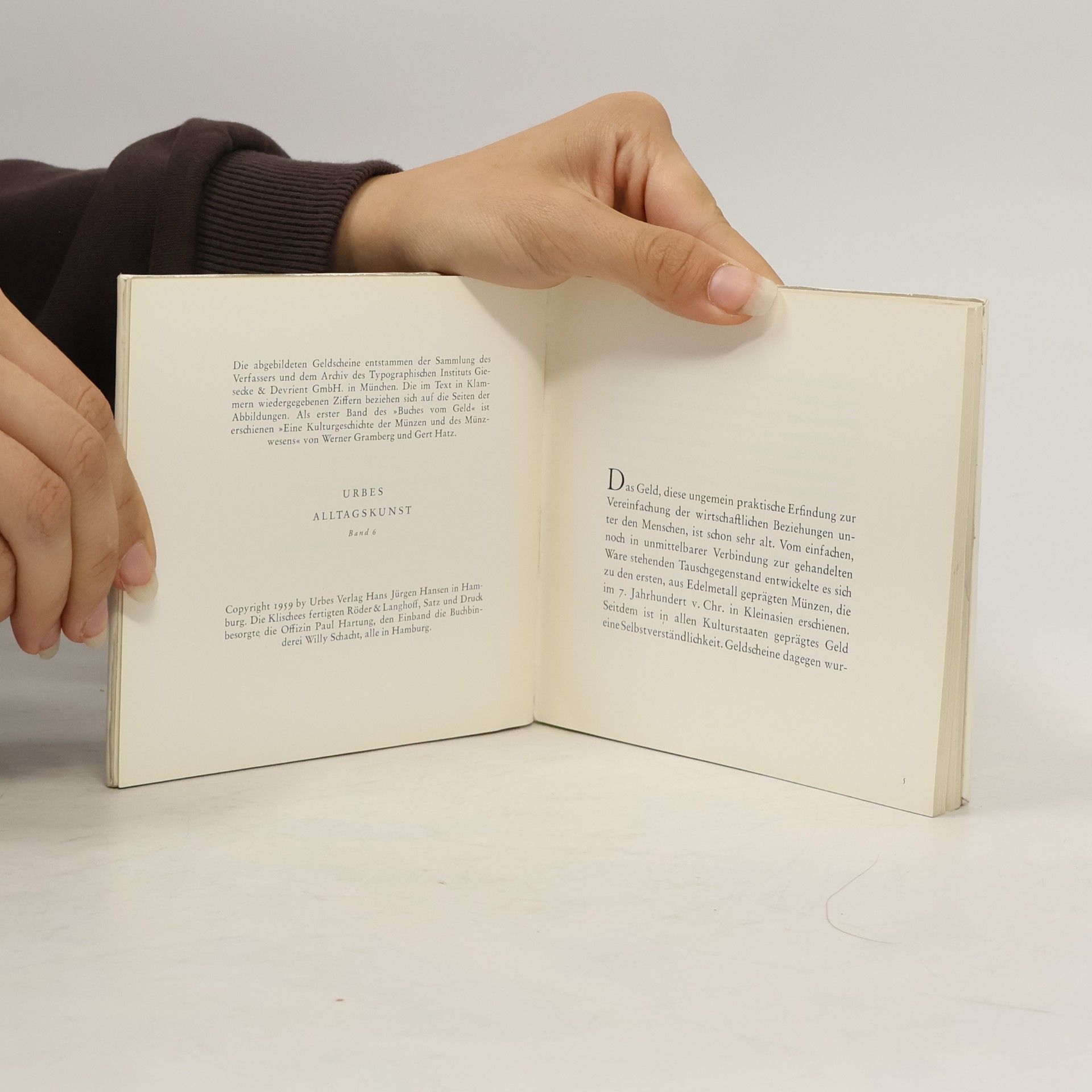 Werner Gramberg Das Buch vom Geld