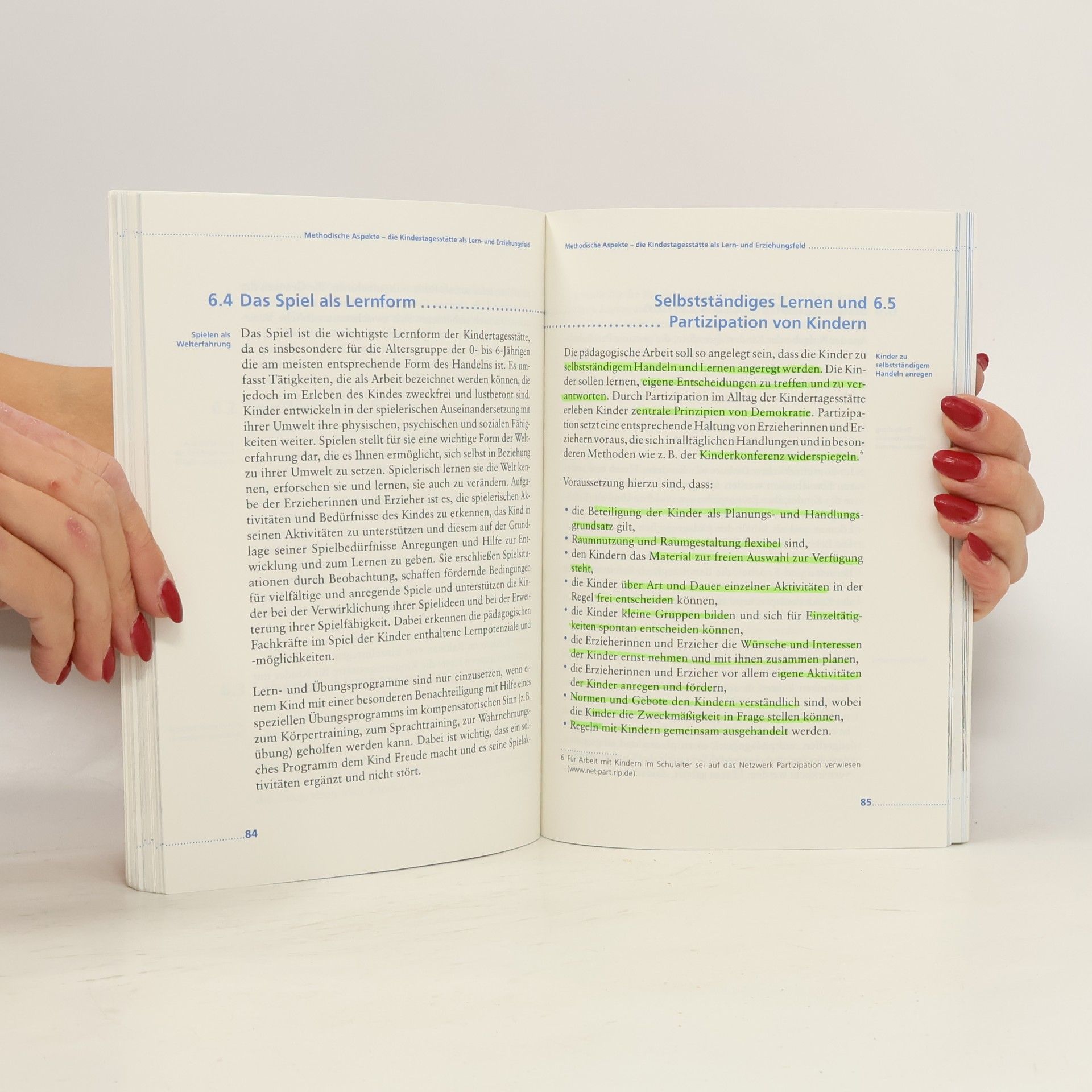 Ministerium für Bildung, Frauen und Jugend, Rheinland-Pfalz Bildungs- und Erziehungsempfehlungen für Kindertagesstätten in Rheinland-Pfalz