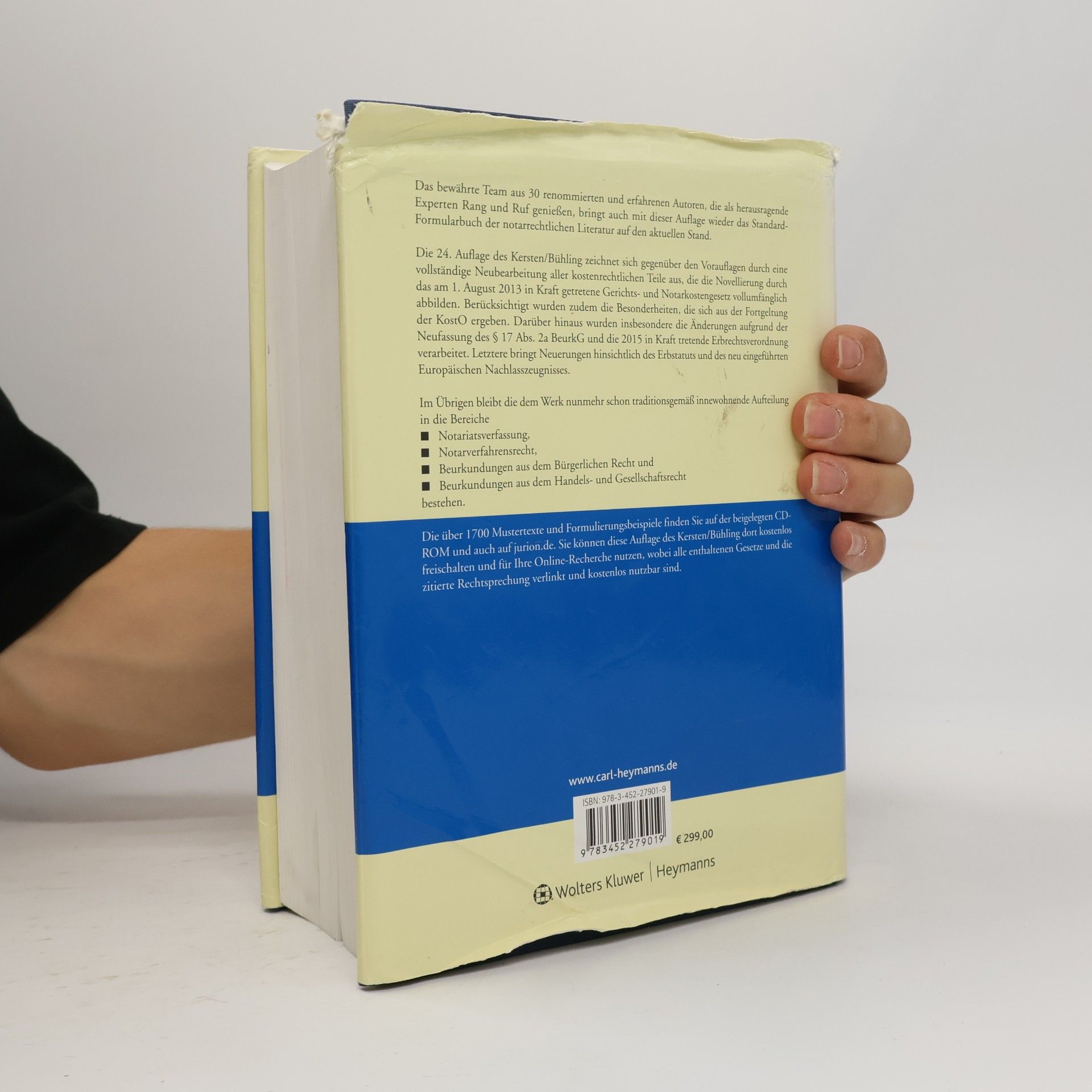 Fritz Kersten Formularbuch und Praxis der Freiwilligen Gerichtsbarkeit - 24. Auflage
