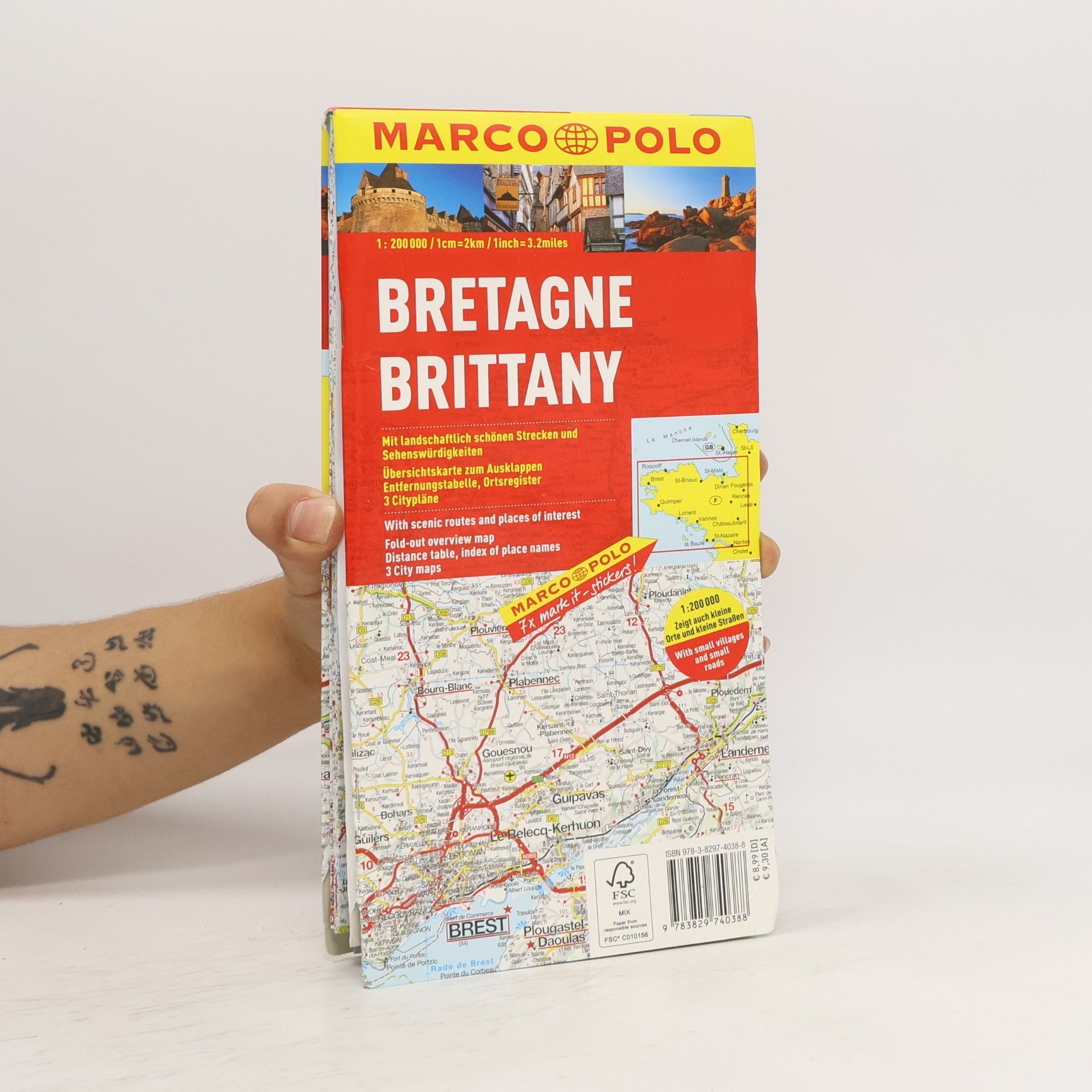 Kunth GmbH & Co. KG Francie - Bretaň/ mapa 1:200T MD