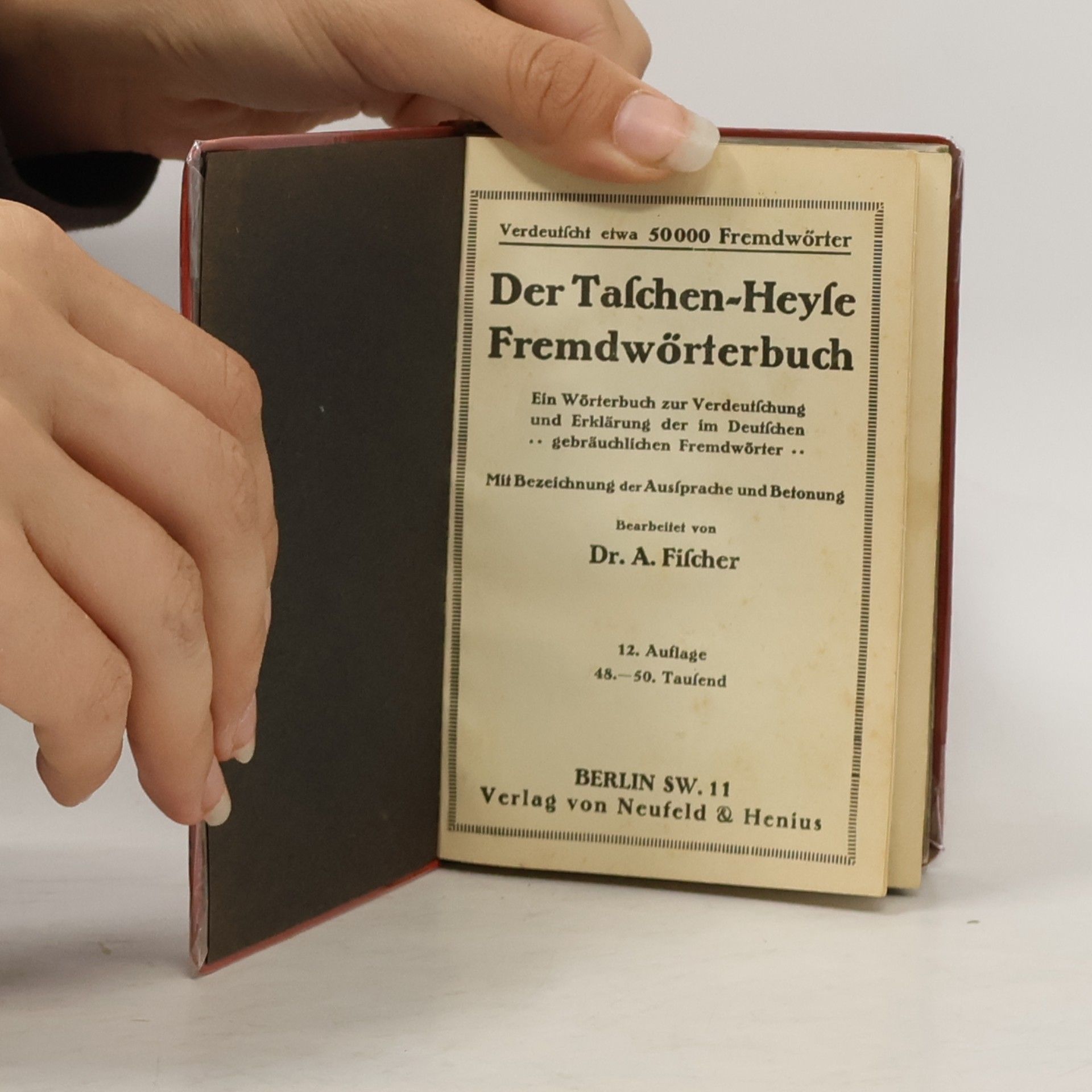 Hartmut P. A. Fischer Der Taschen-Heyse