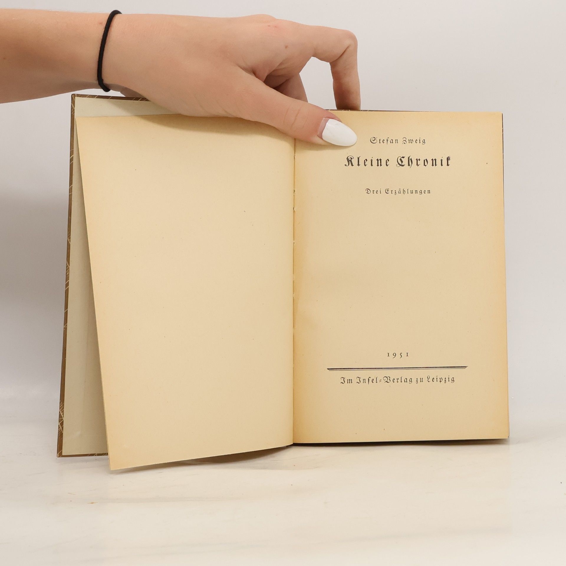 Stefan Zweig Kleine Chronik
