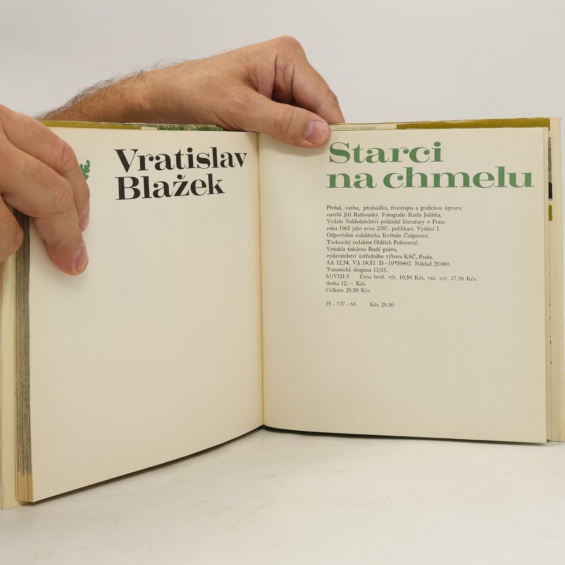 Vratislav Blažek Starci na chmelu