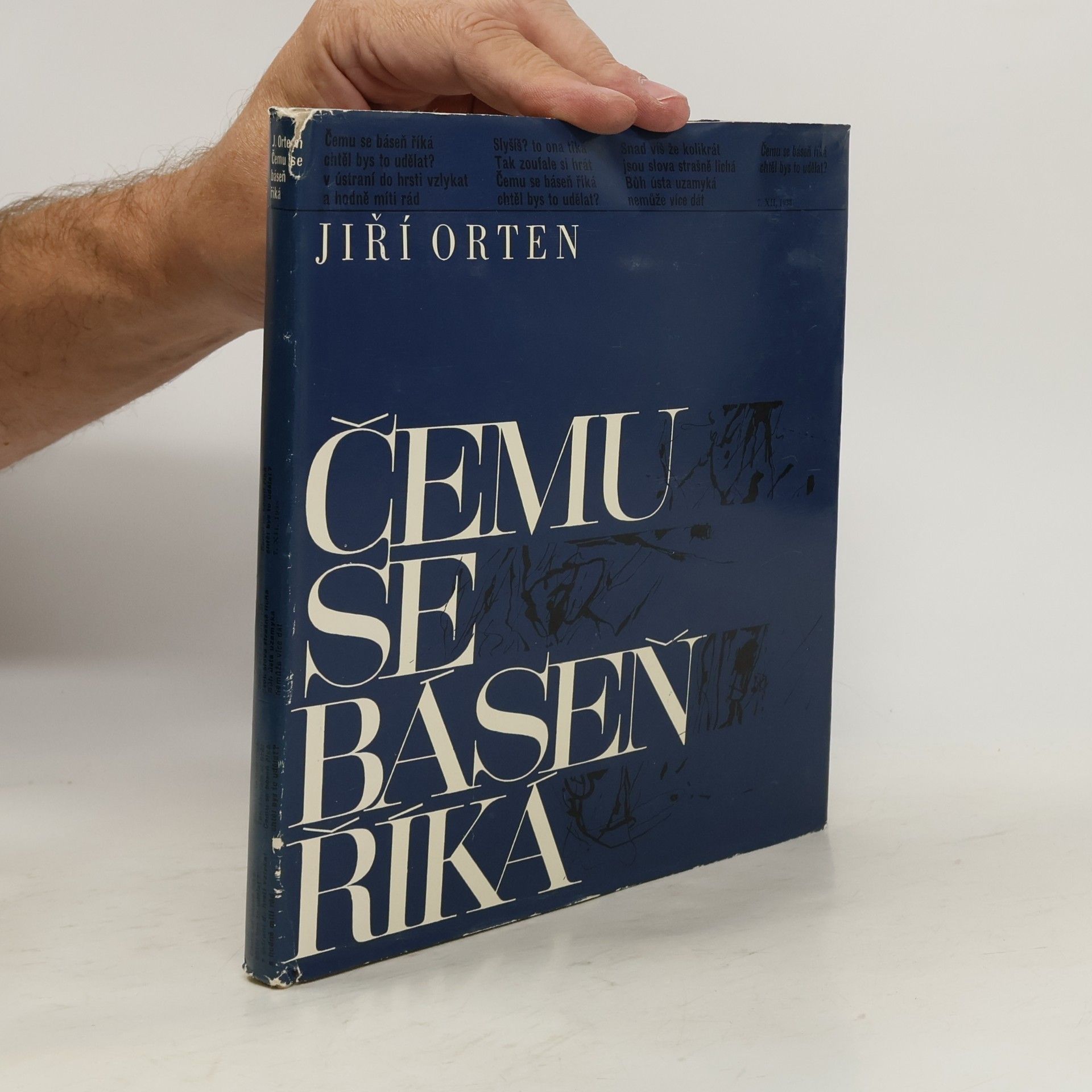 Jiří Orten Čemu se báseň říká
