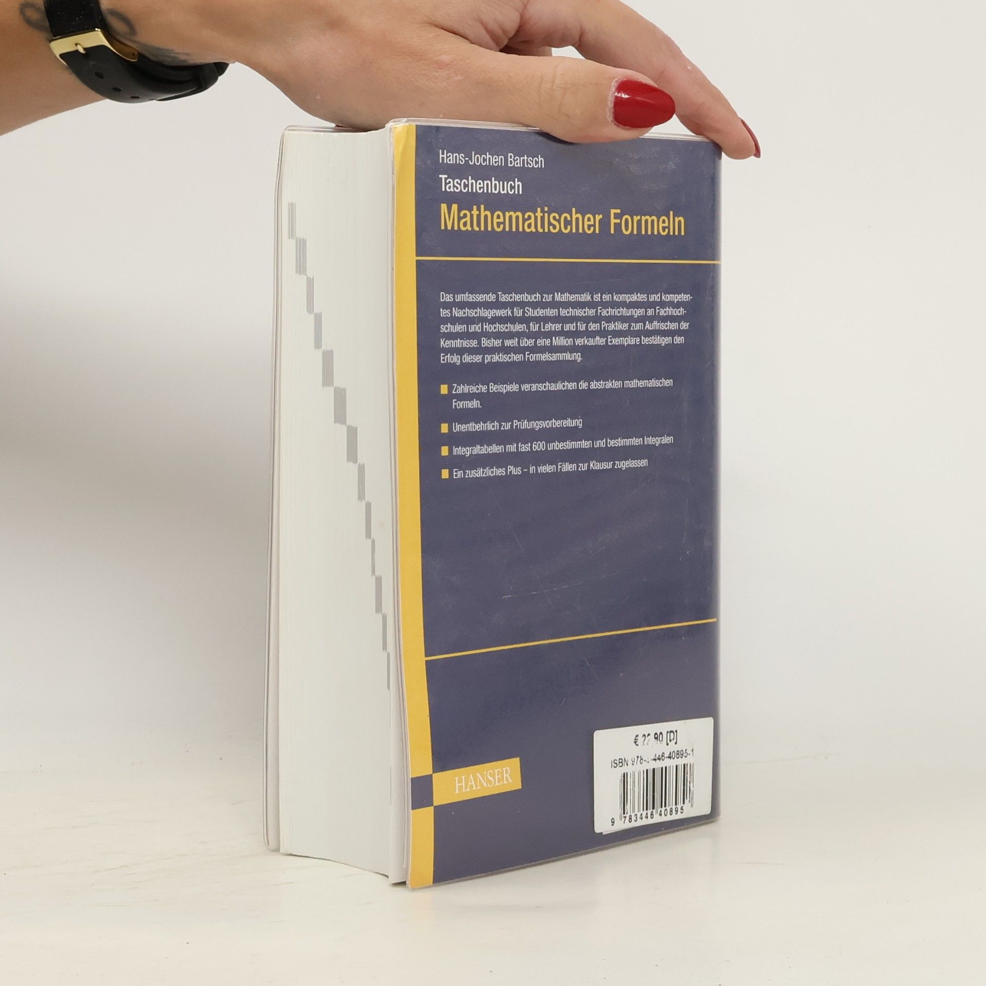 Hans Jochen Bartsch Taschenbuch mathematischer Formeln